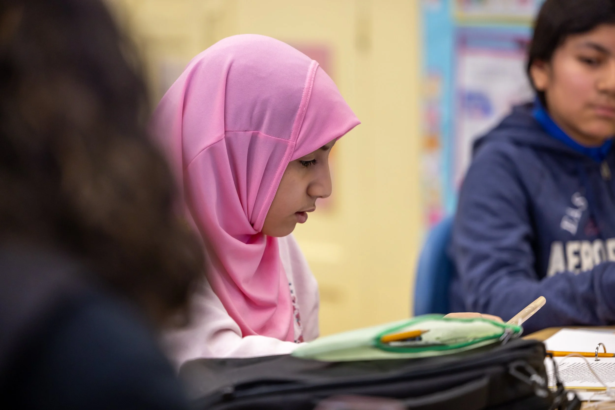 MS 50 students debating