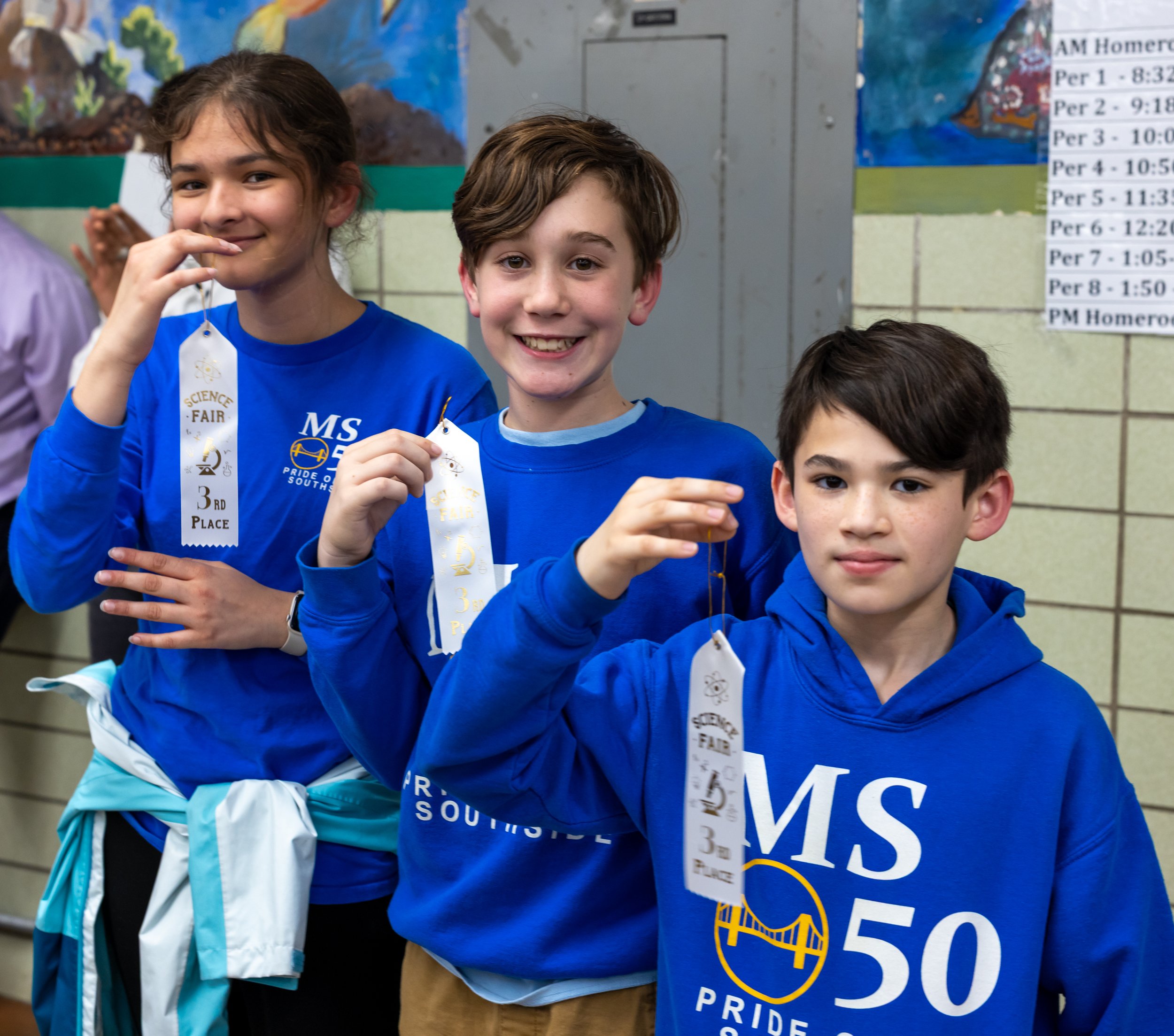 Science fair award winners