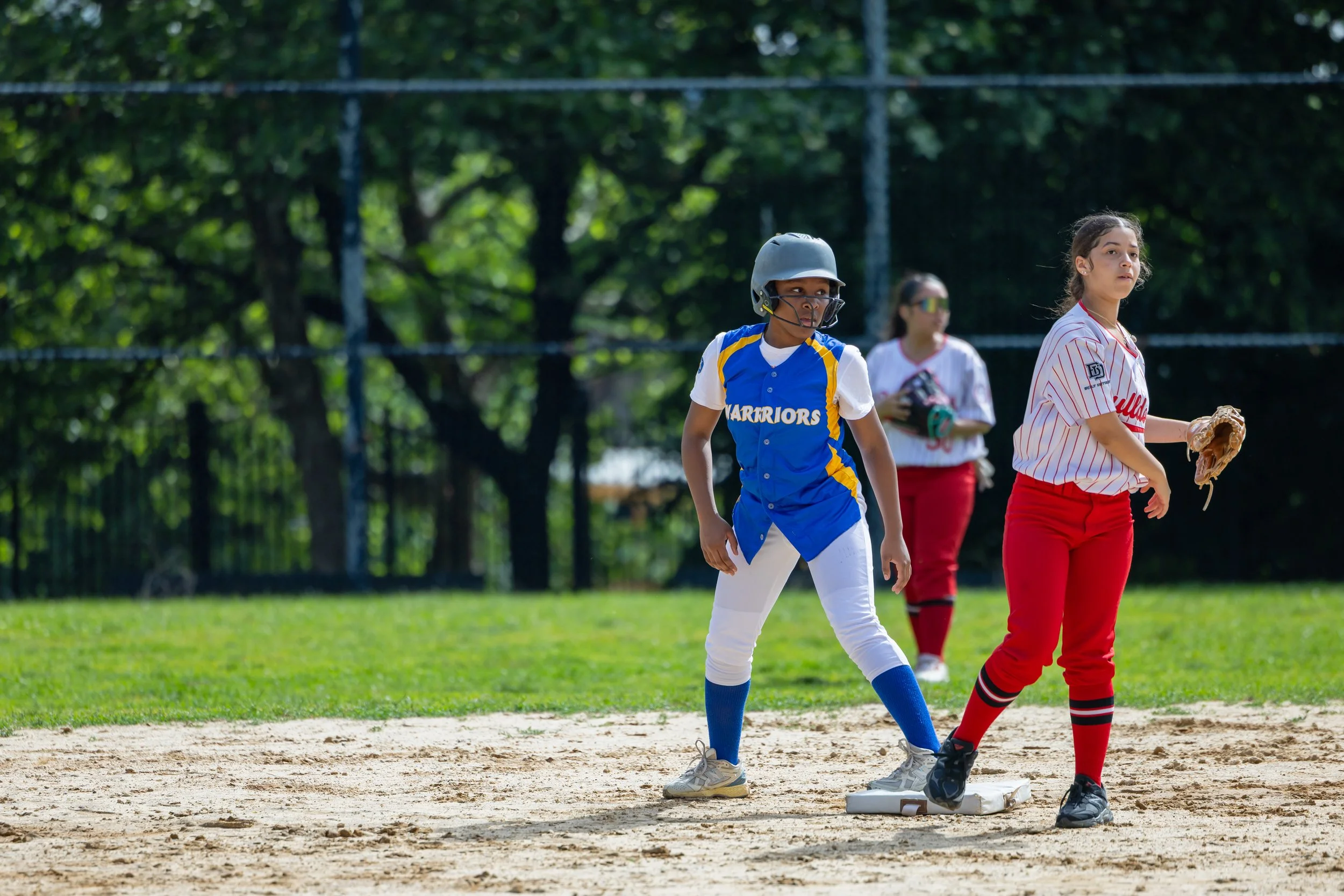 MS 50 softball team plays