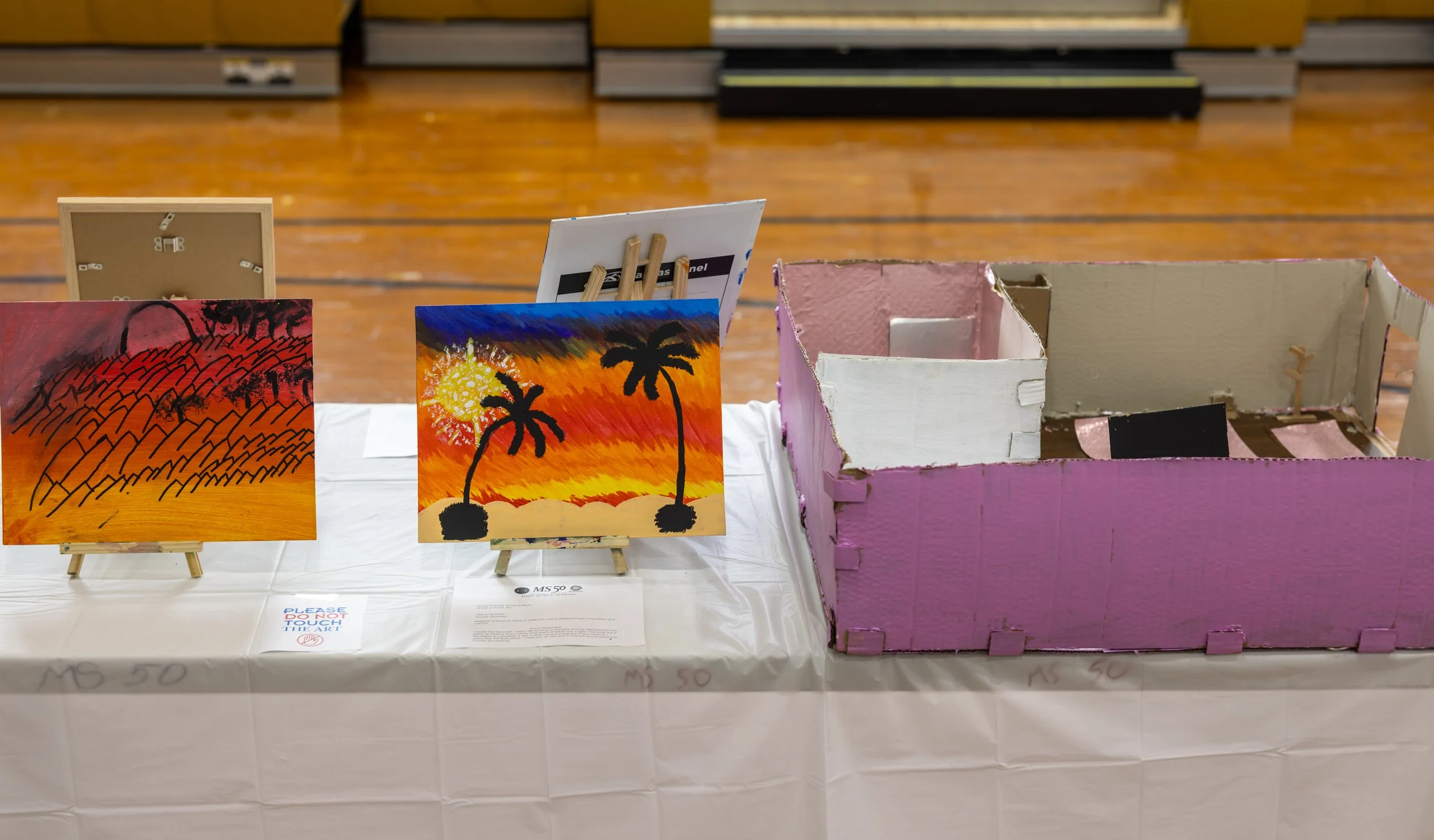MS 50 student art gallery