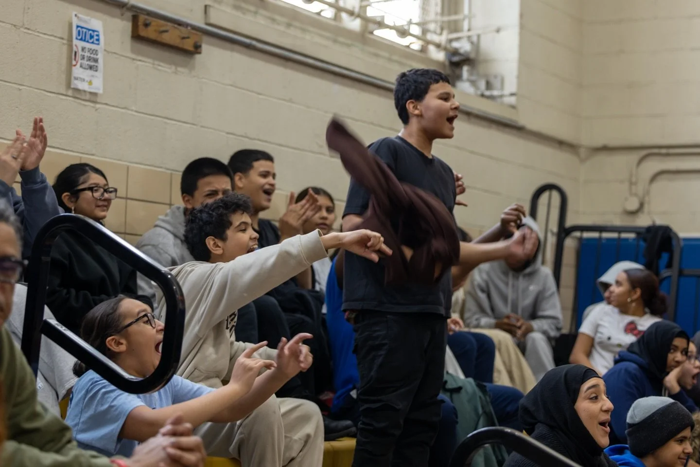 We cheered hard at the biggest game of the year! We&rsquo;re of course talking about the 8th graders vs. Staff Kickball game. It was a hard fought battle but the teachers maintained their undefeated streak!