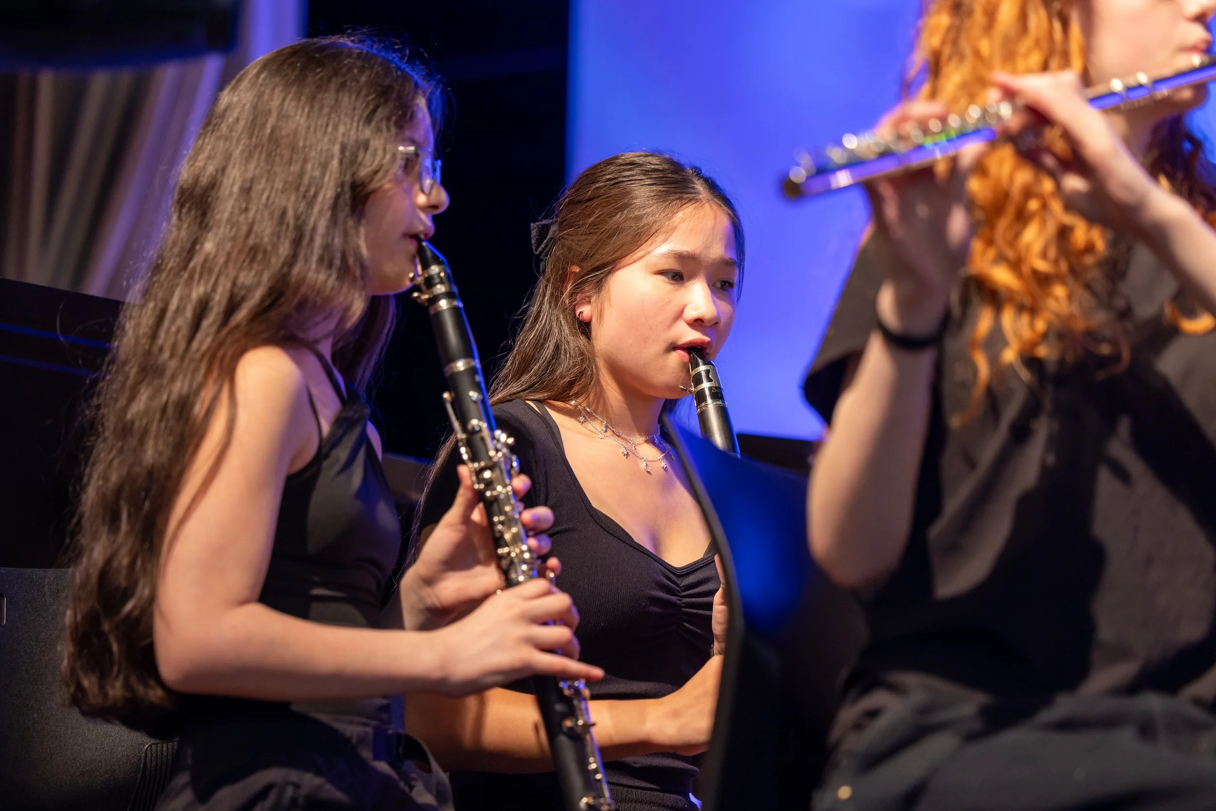 MS 50 Bands perform