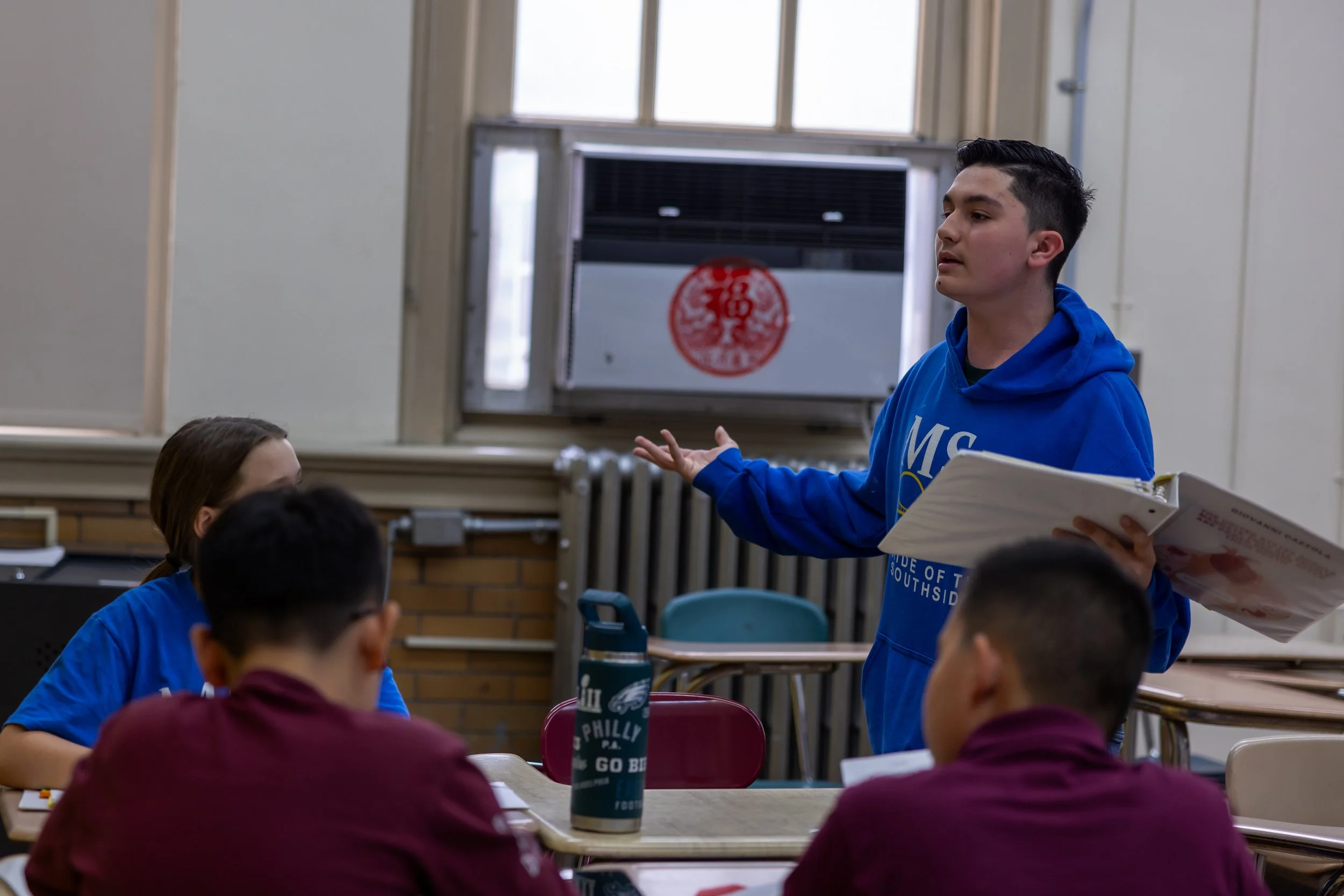 MS 50 debate team participates in a citywide tournament