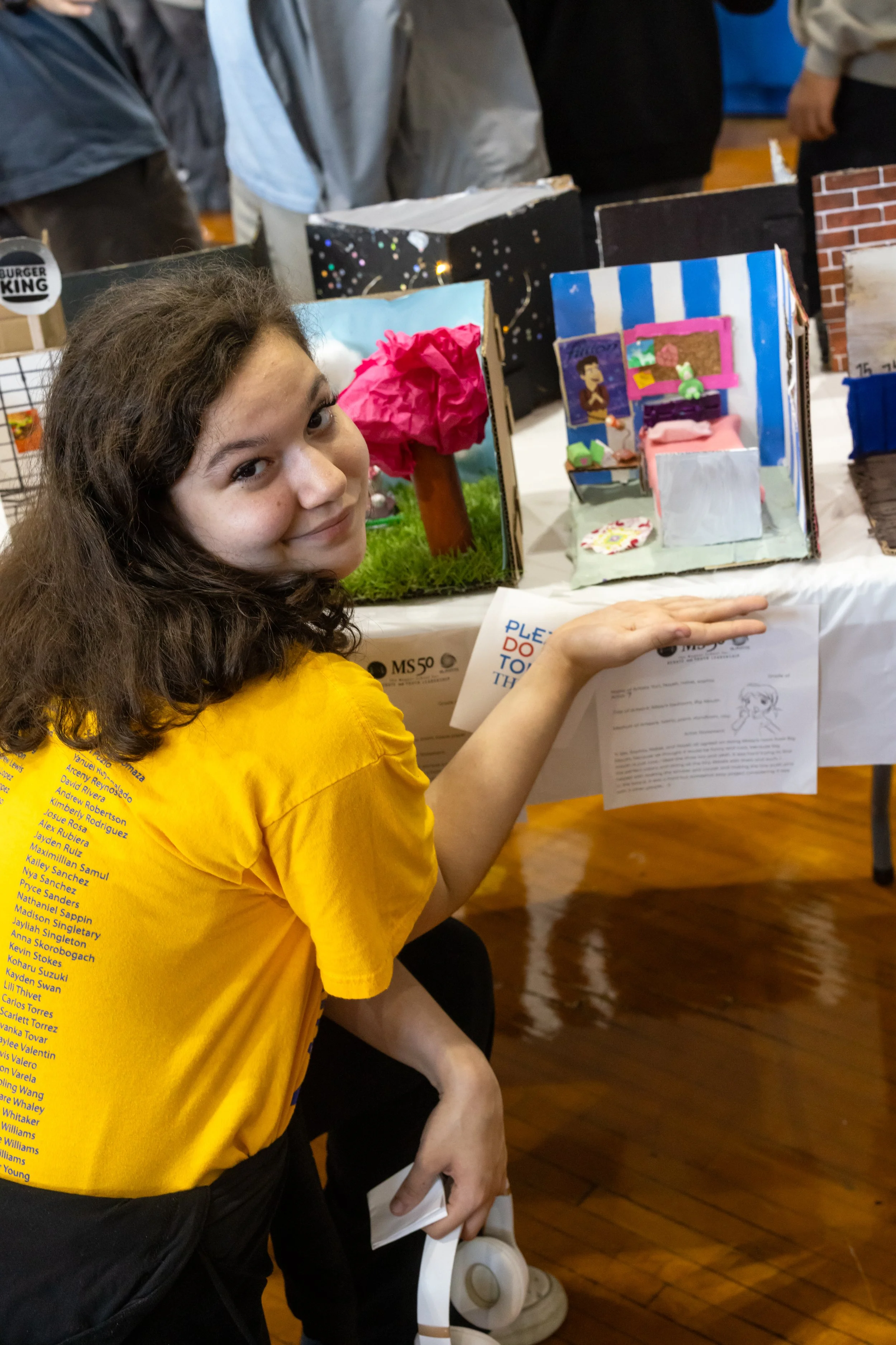 MS 50 student art gallery