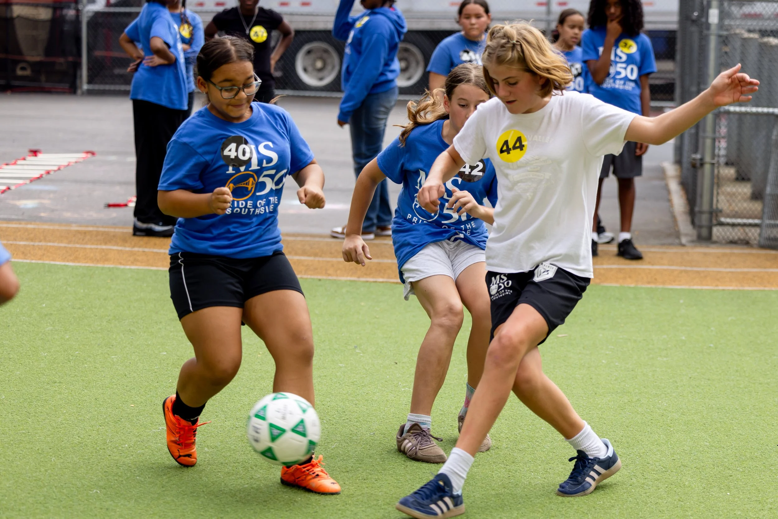 Middle school girls soccer tryouts