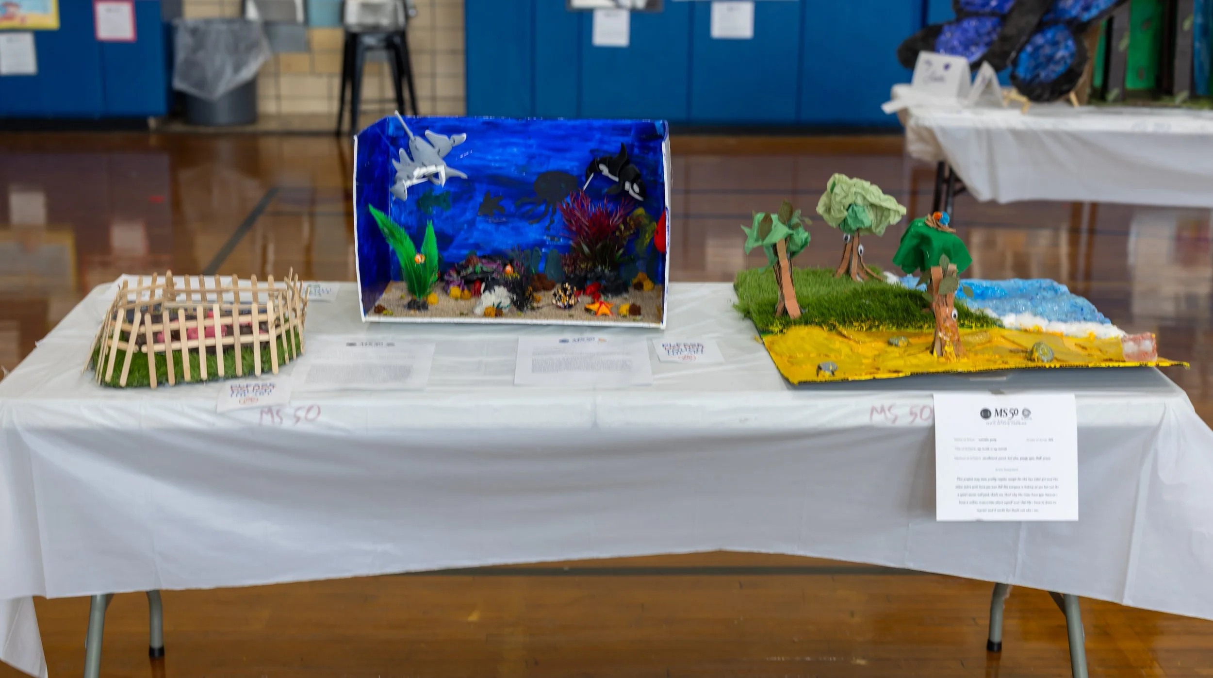MS 50 student art gallery