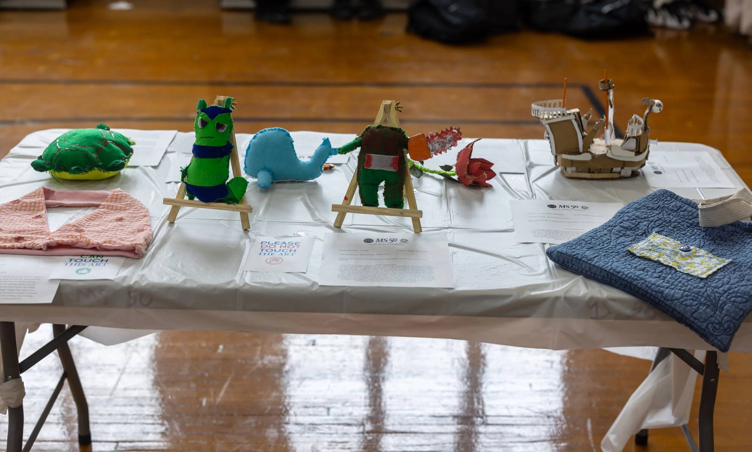 MS 50 student art gallery
