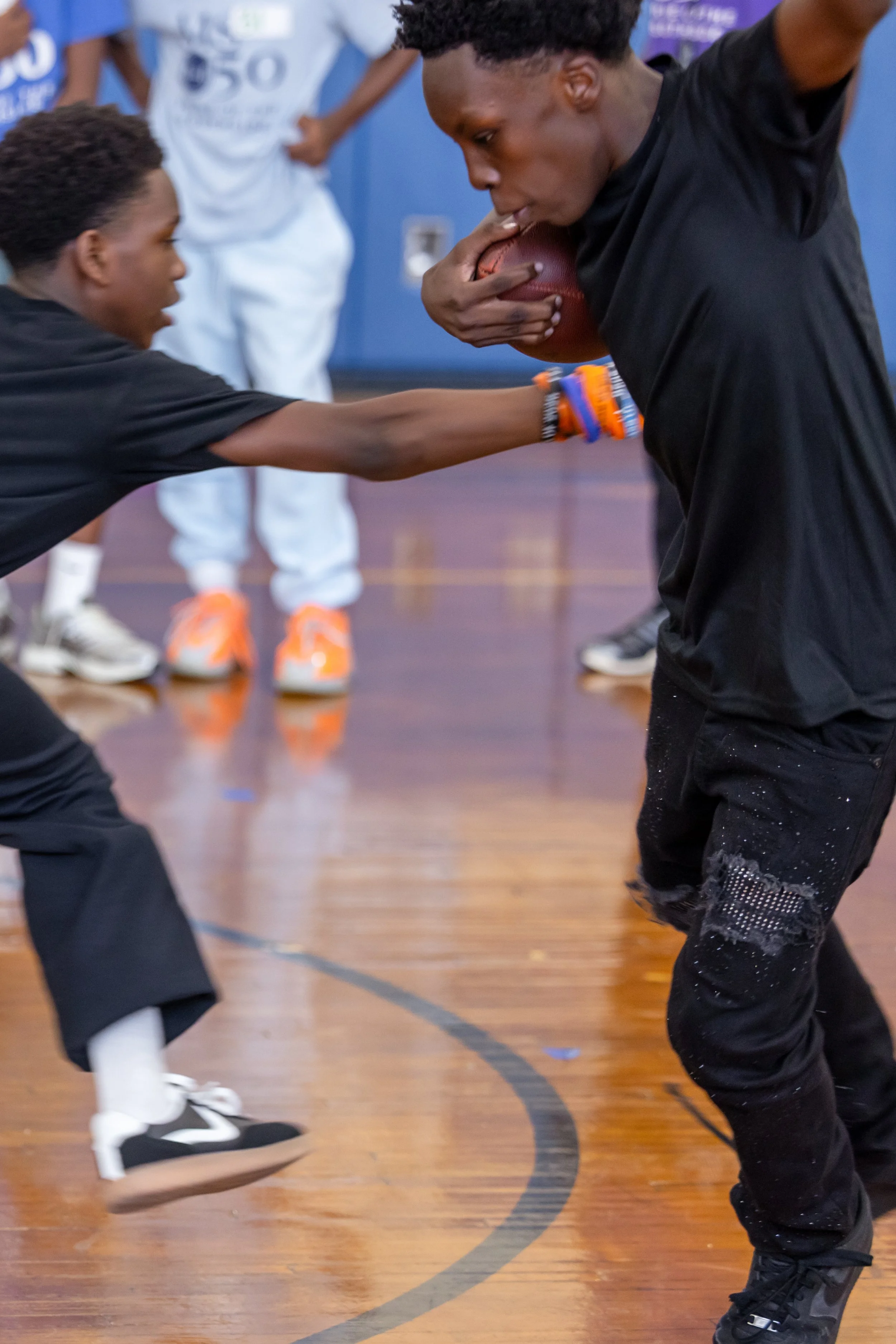 Middle school flag football tryouts