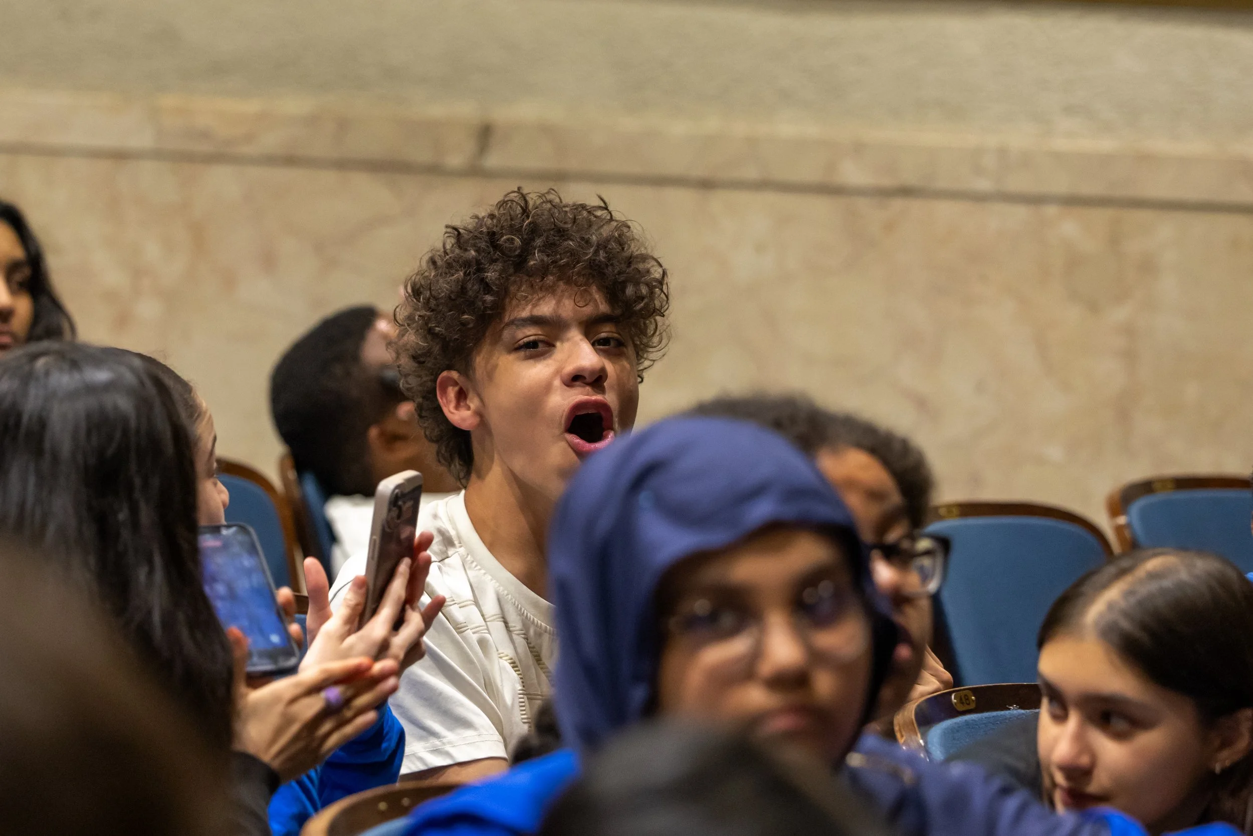 MS 50 debate team participates in a citywide tournament