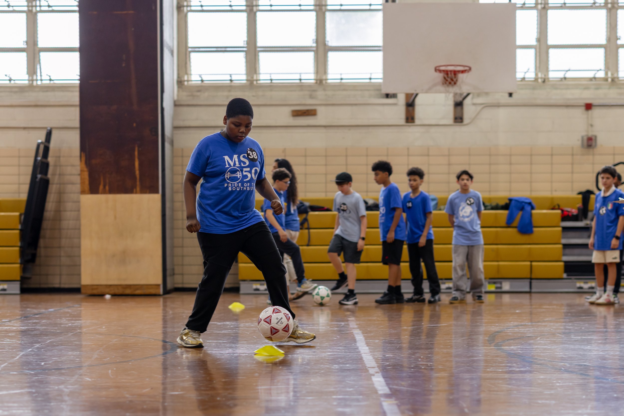 Middle school soccer tryouts