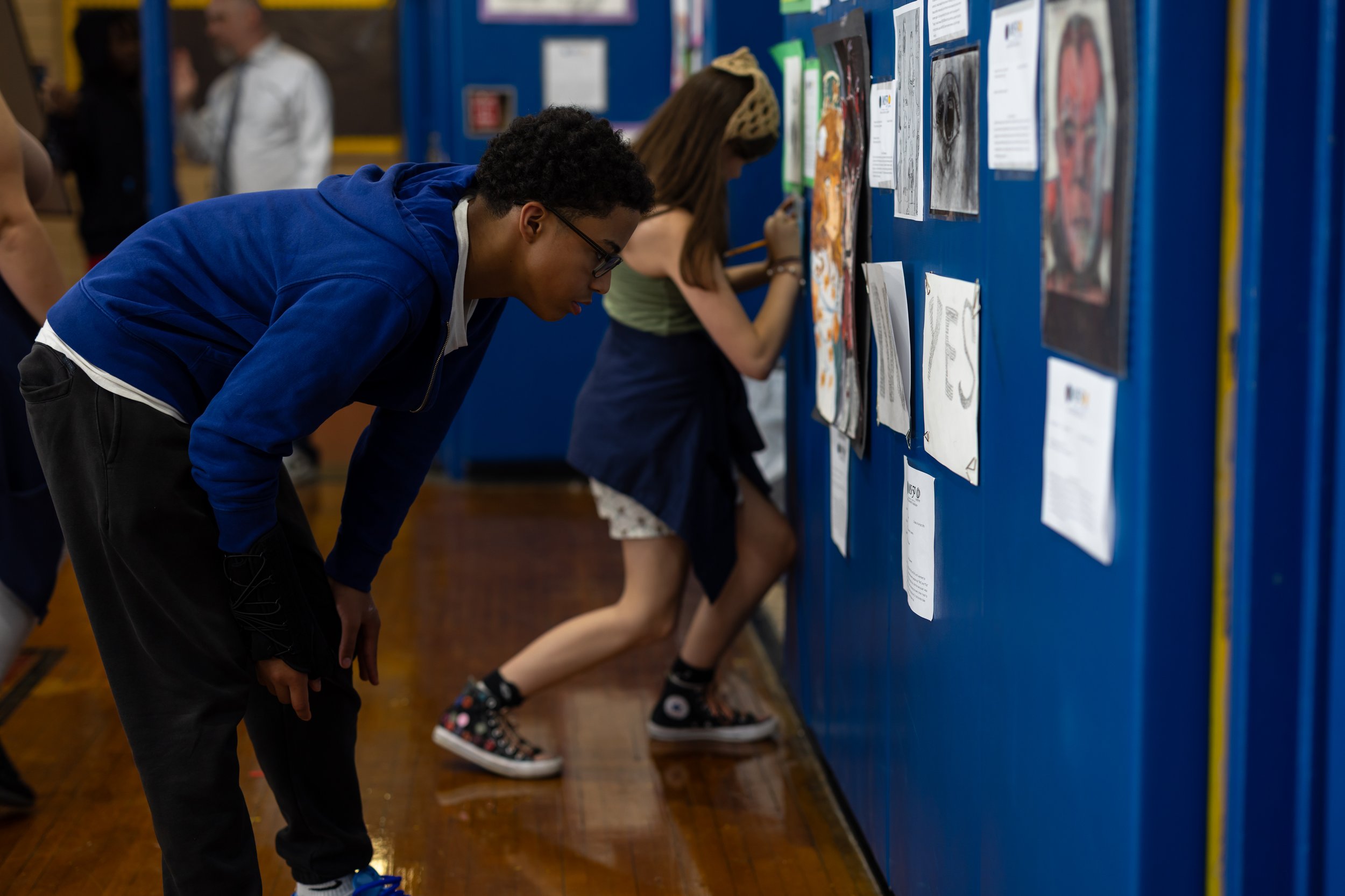 MS 50 student art gallery