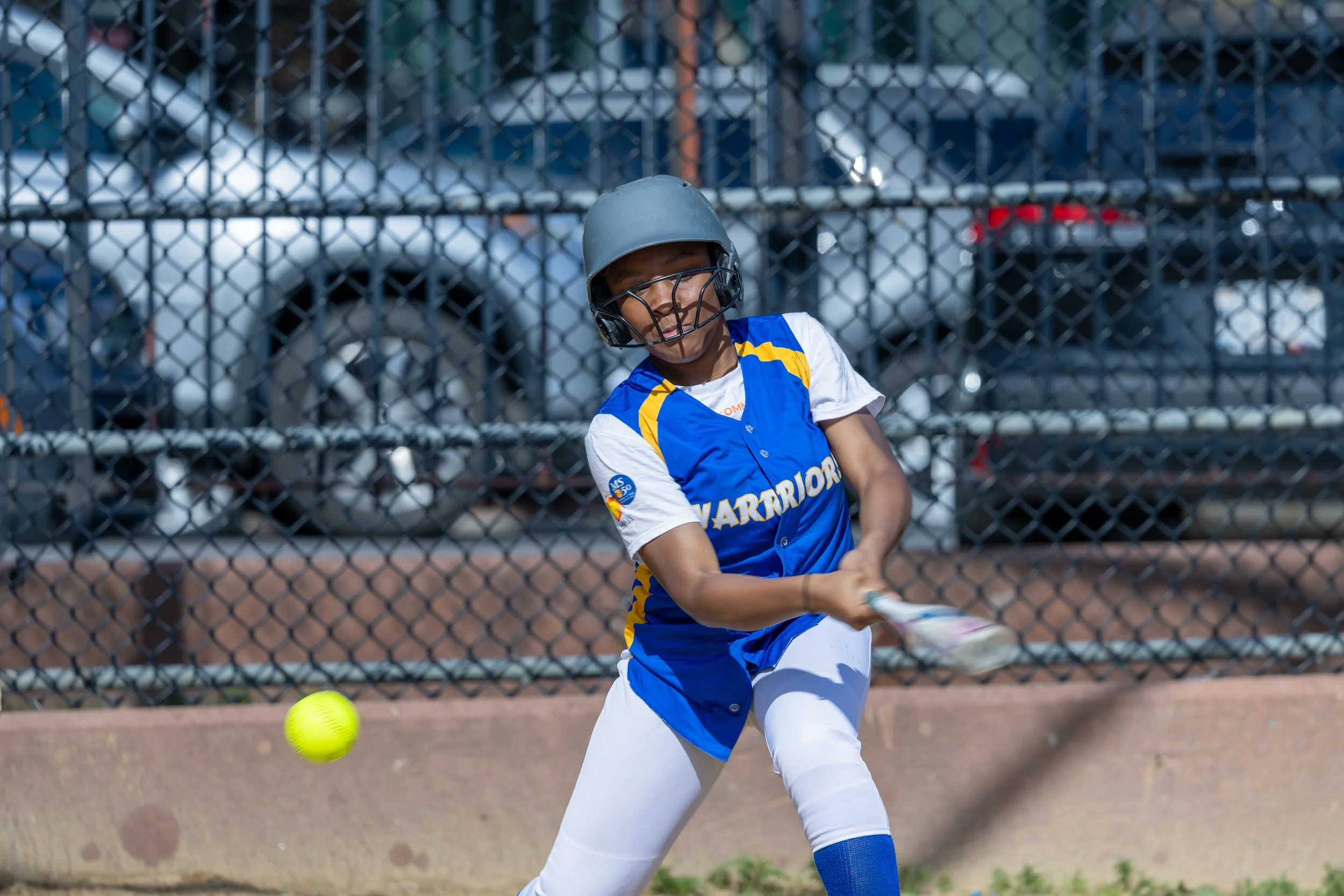 MS 50 softball team plays