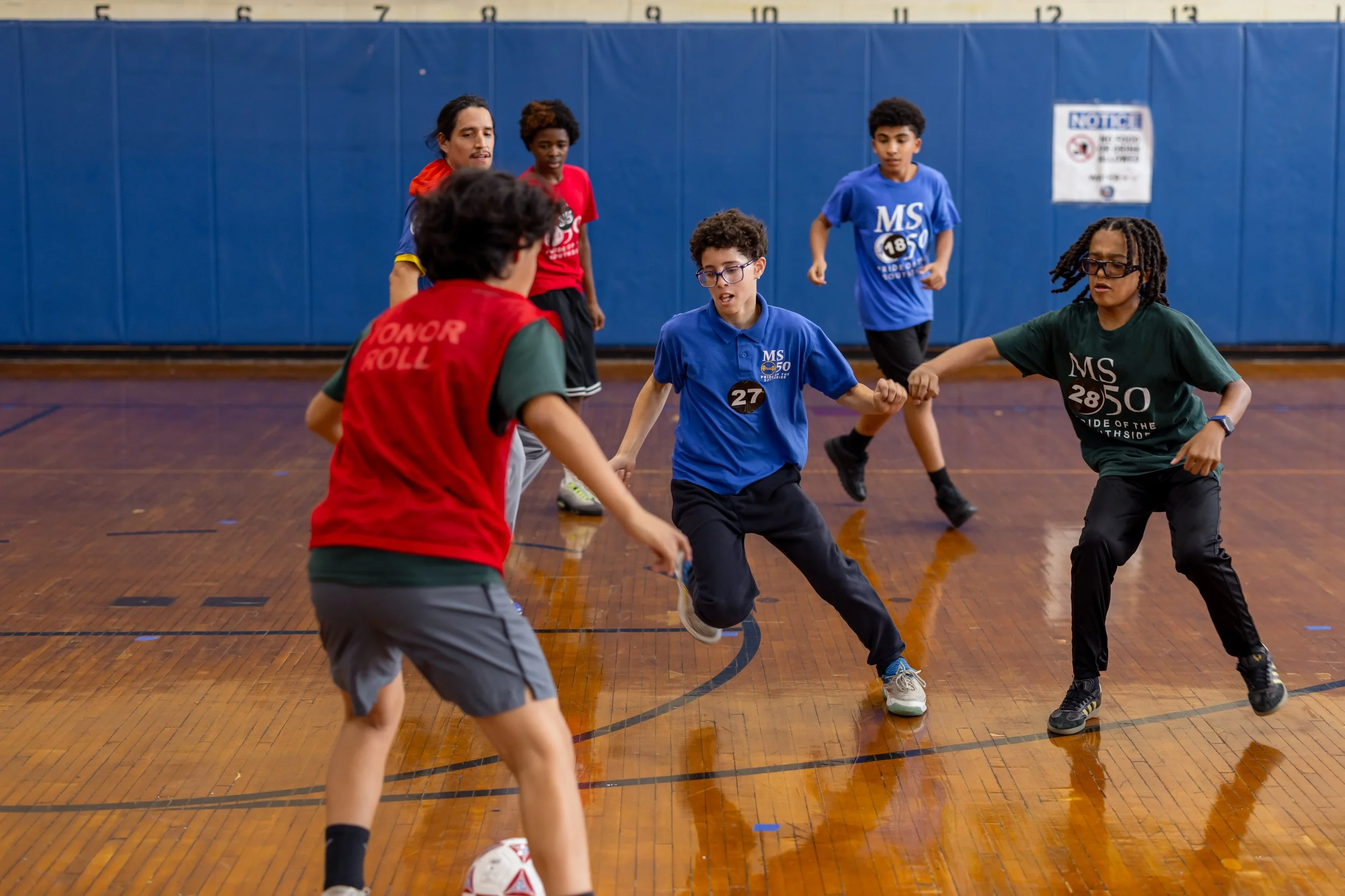 Middle school soccer tryouts