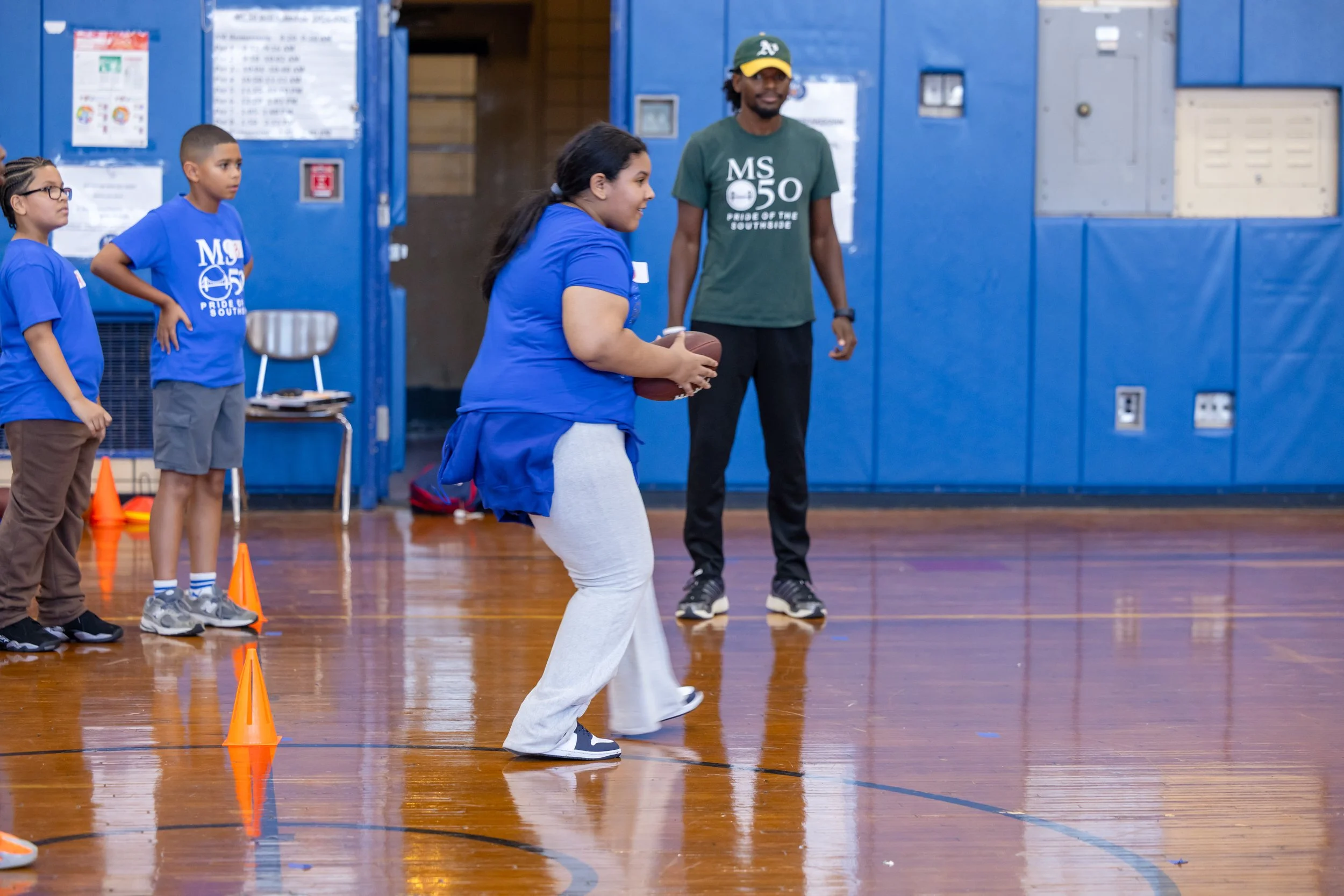 Middle school flag football tryouts