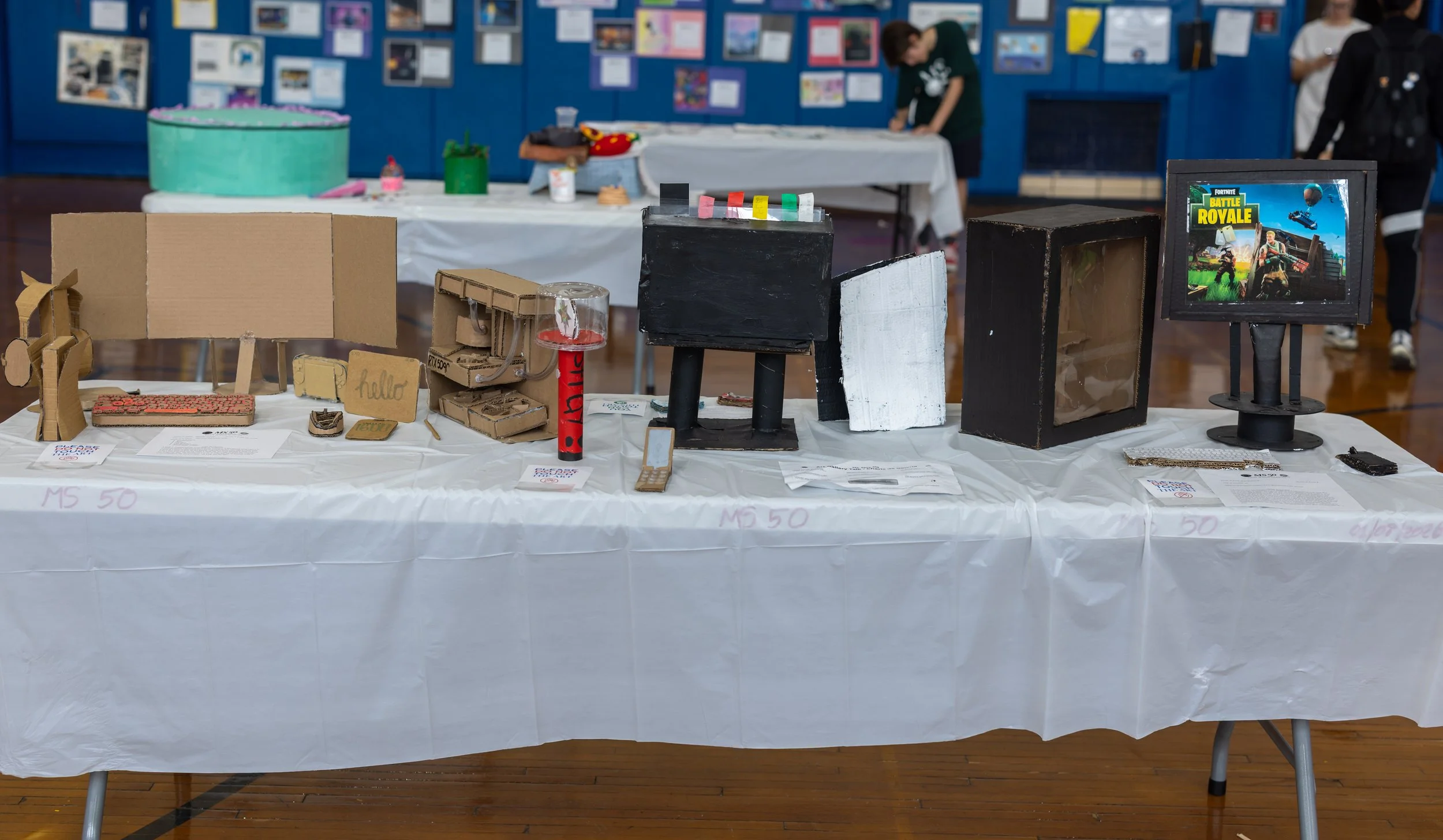 MS 50 student art gallery