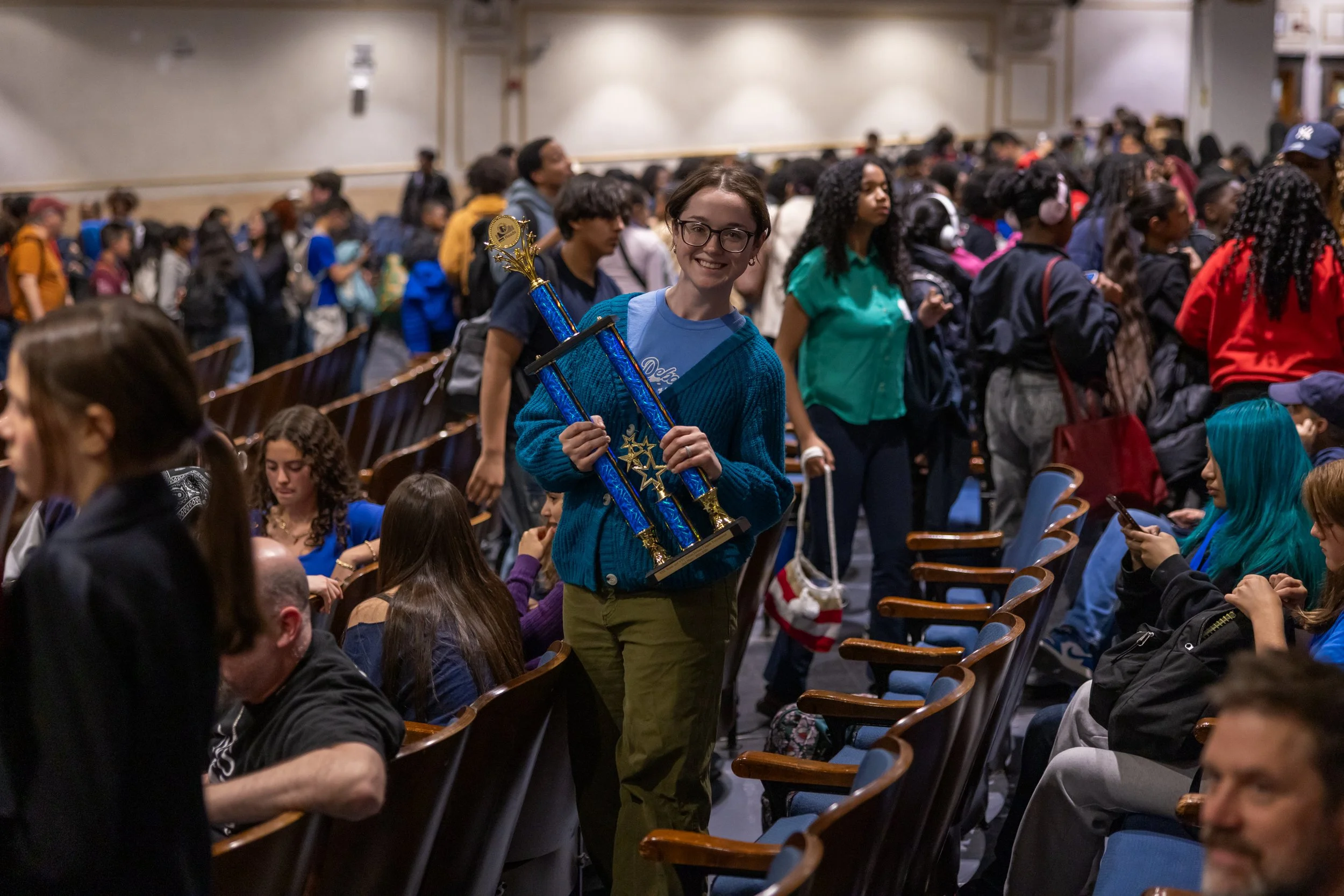 MS 50 debate team participates in a citywide tournament