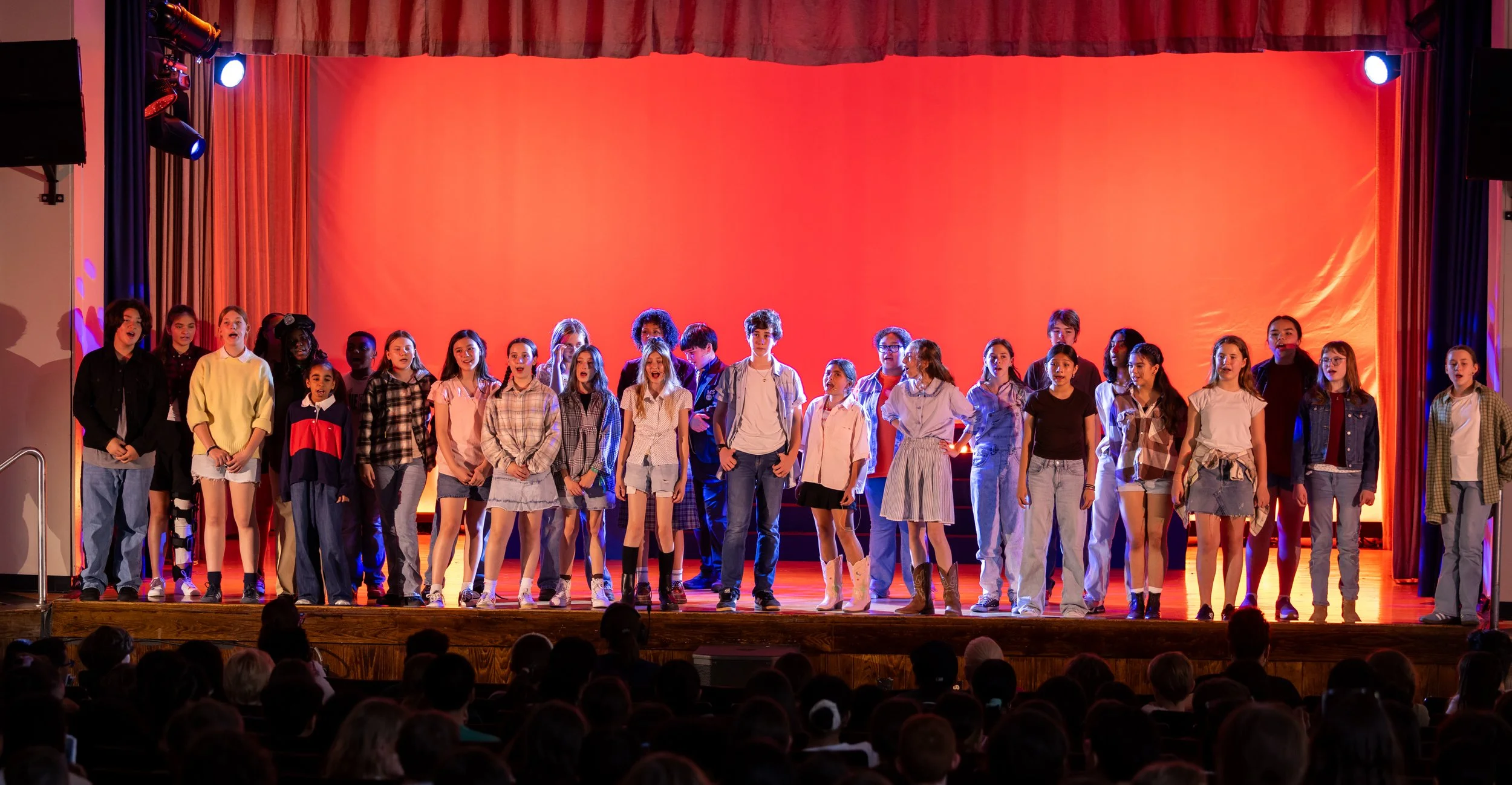 MS 50 theatre students perform Footloose: Youth Edition