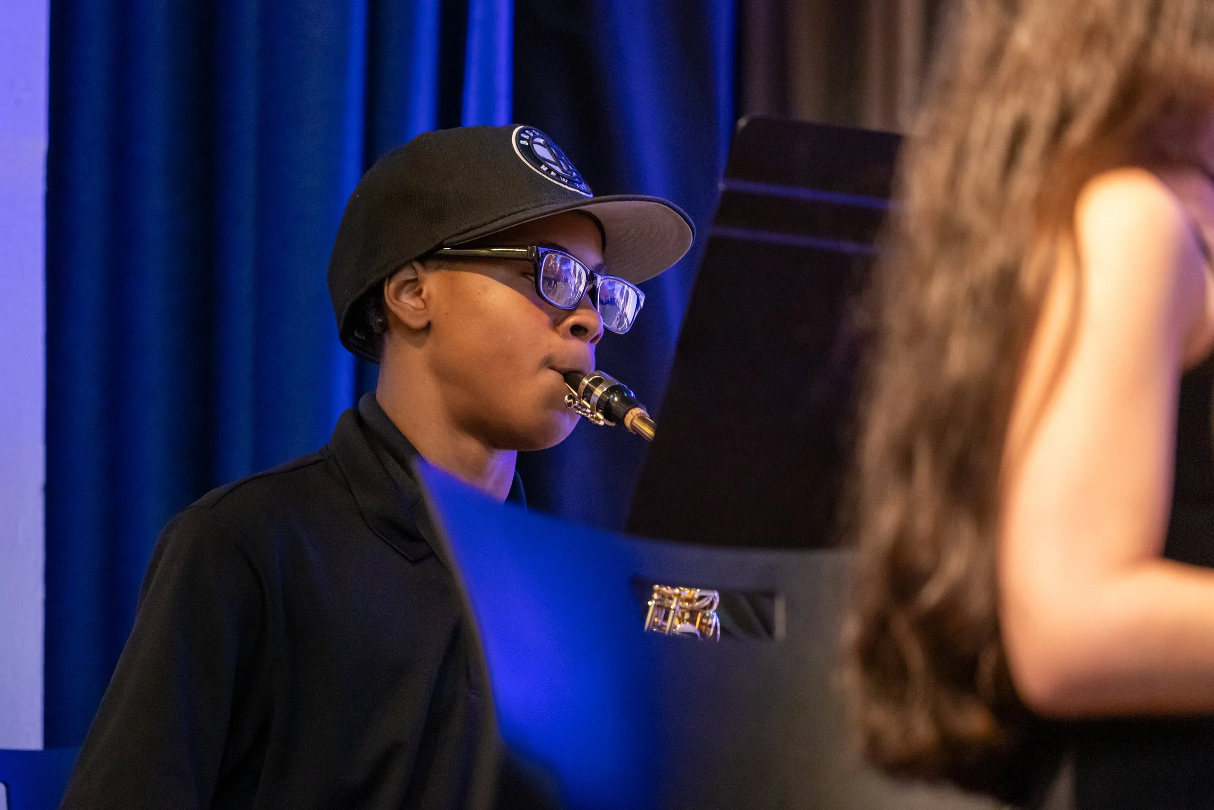 MS 50 Bands perform