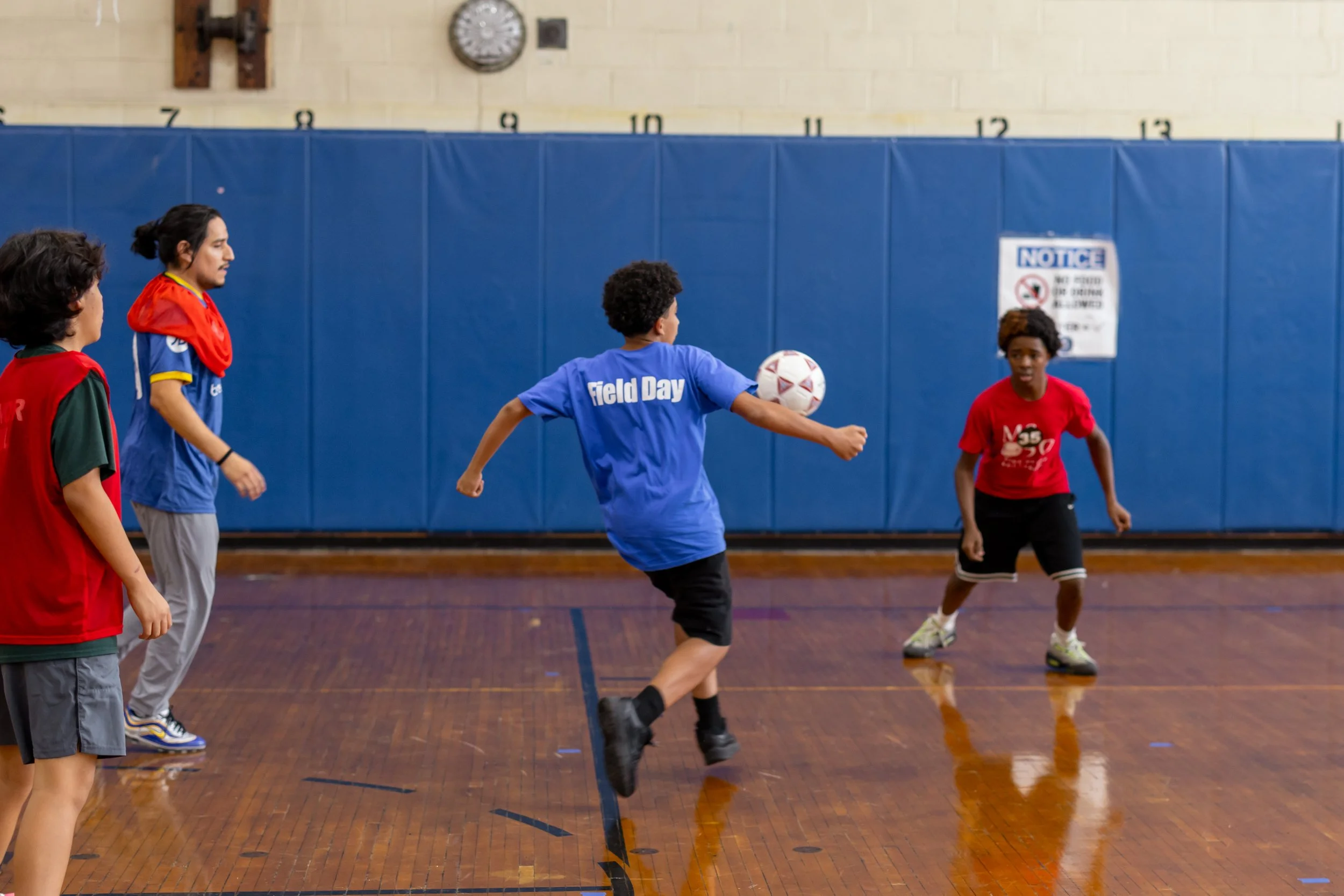 Middle school soccer tryouts