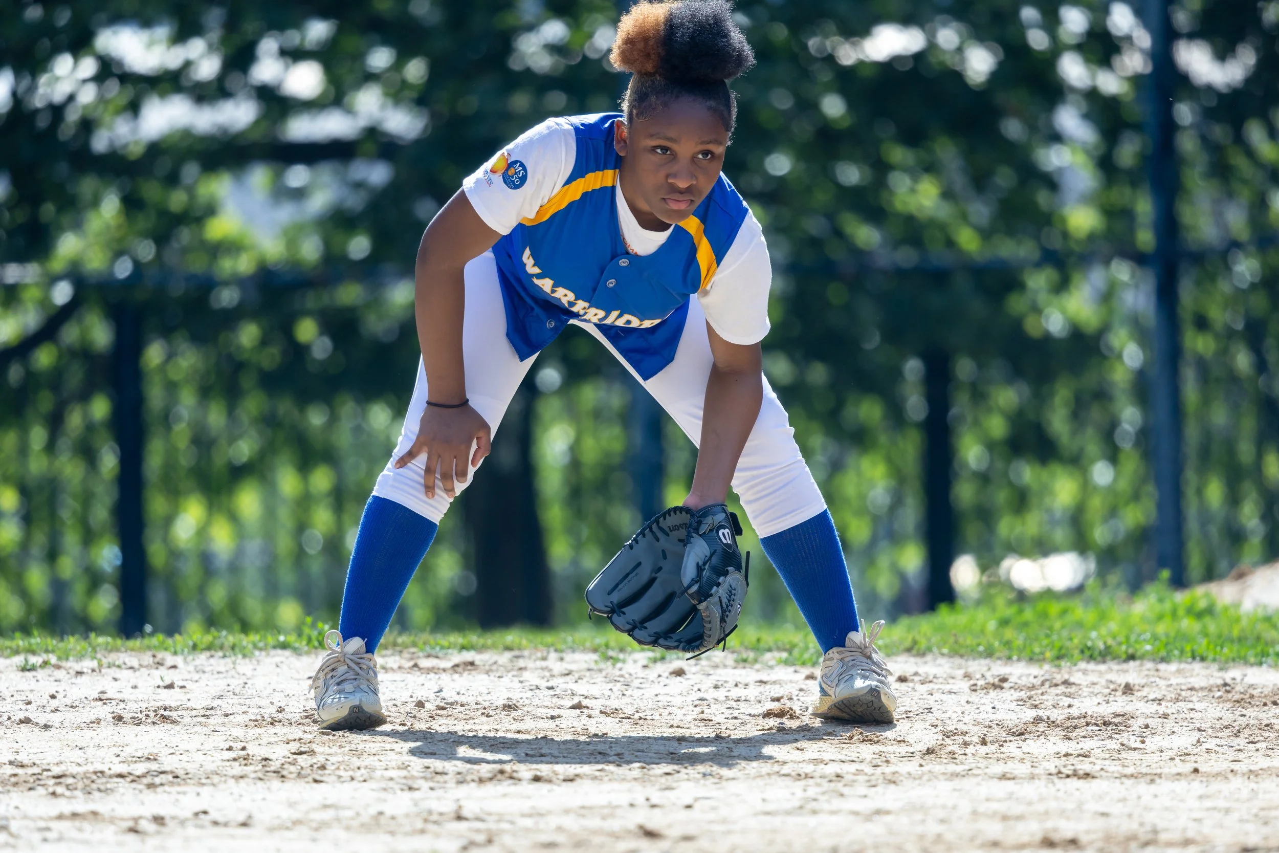 MS 50 softball team plays