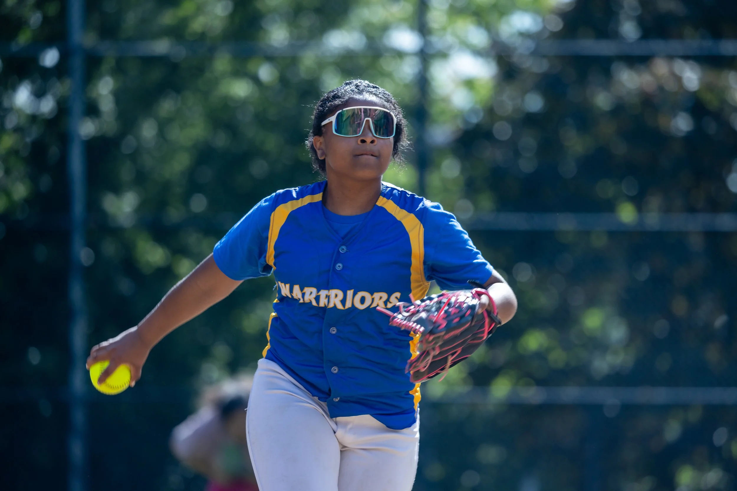 MS 50 softball team plays