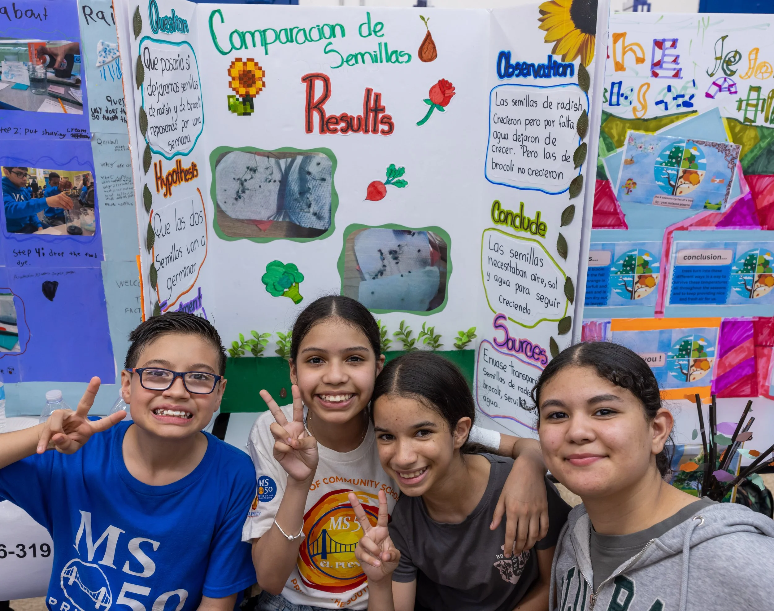 MS 50 students present their science projects