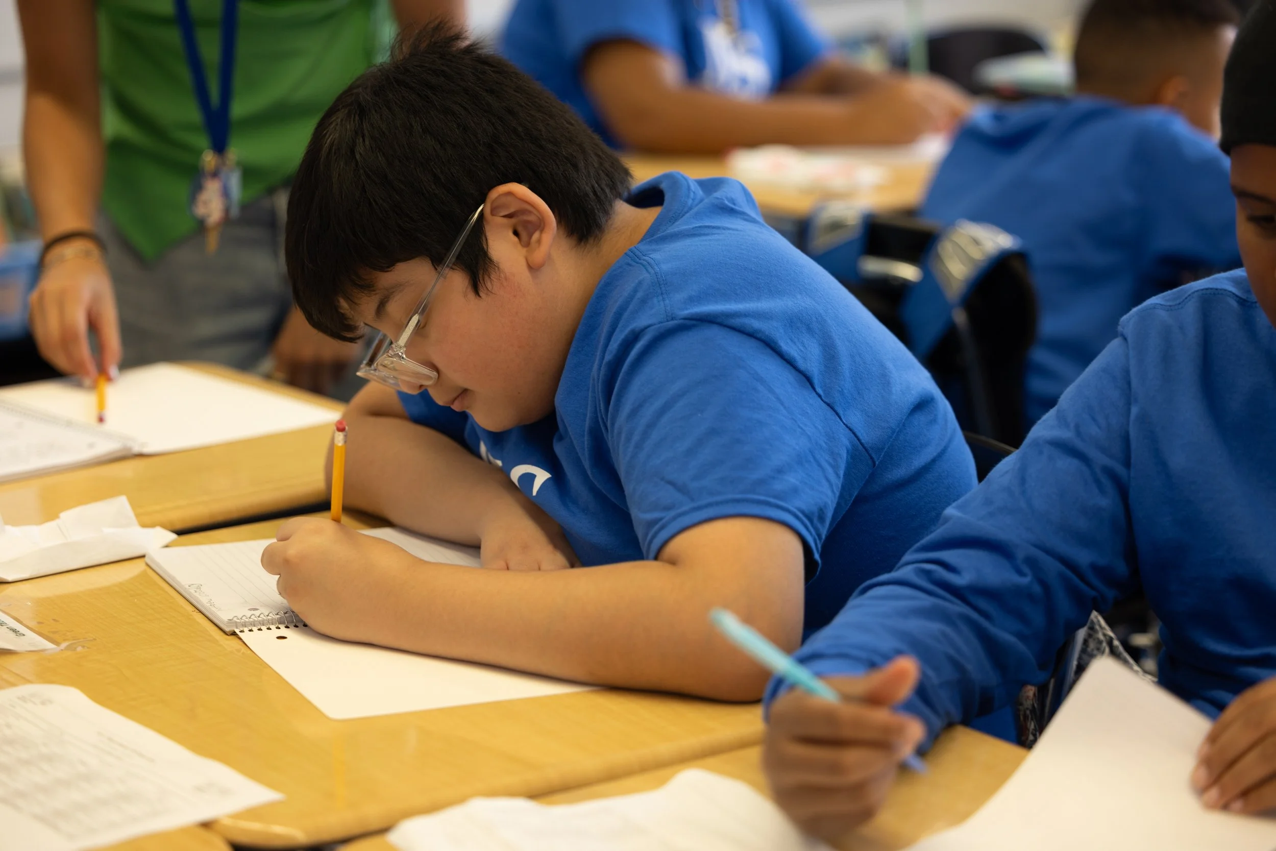 MS 50 students on the first day of school 2026