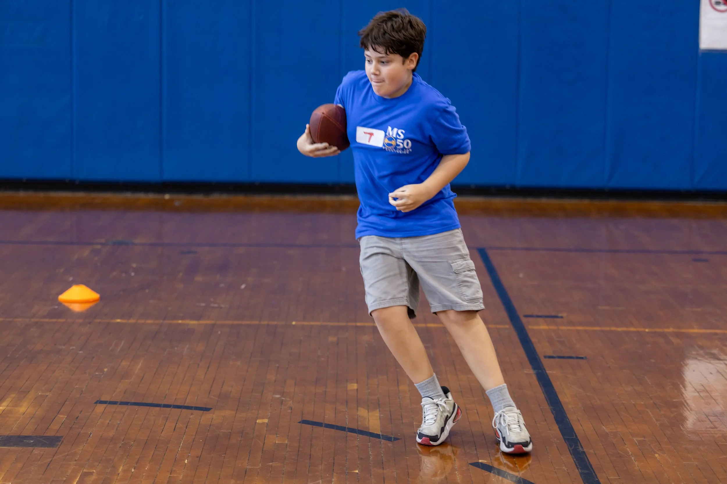 Middle school flag football tryouts