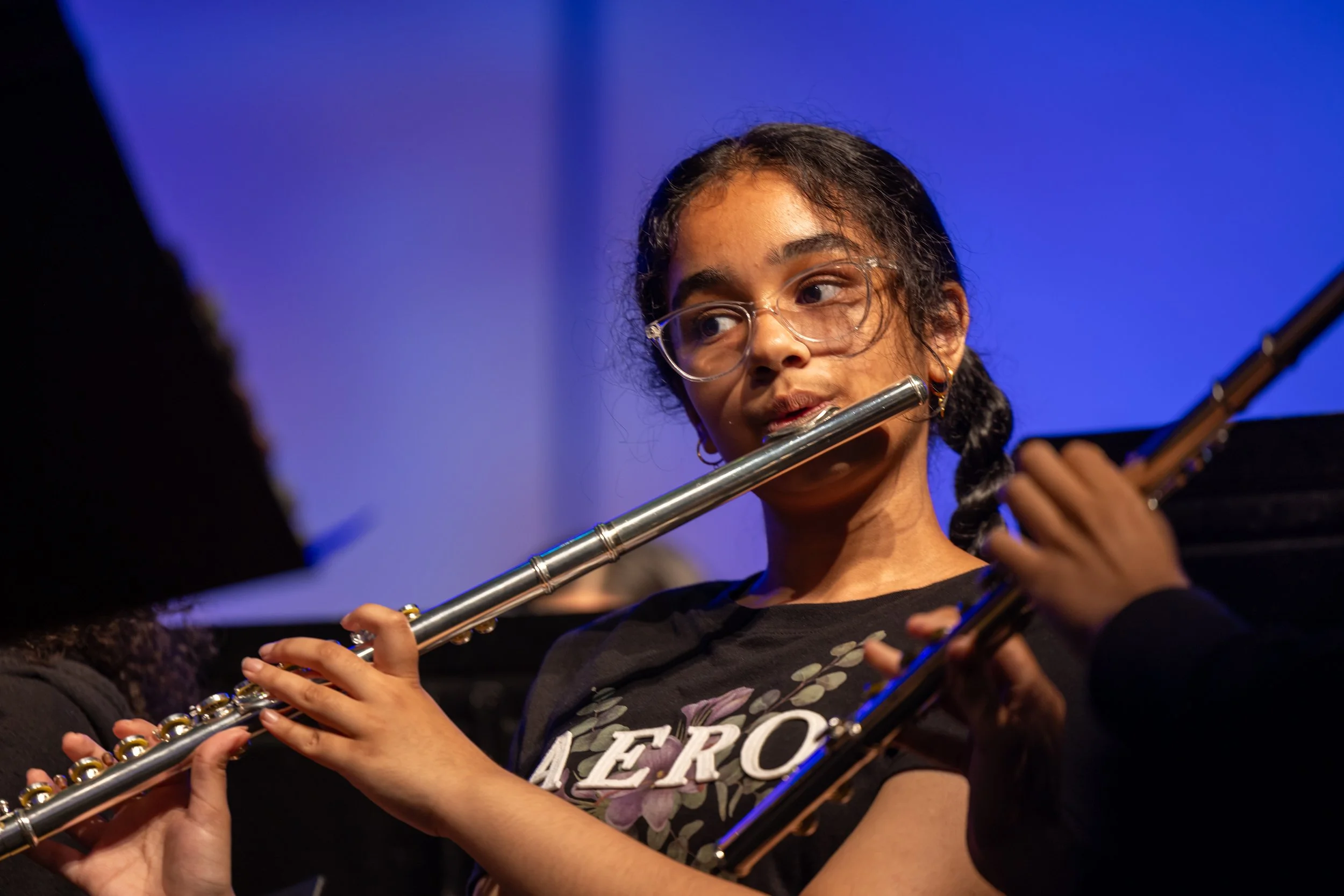 MS 50 Bands perform