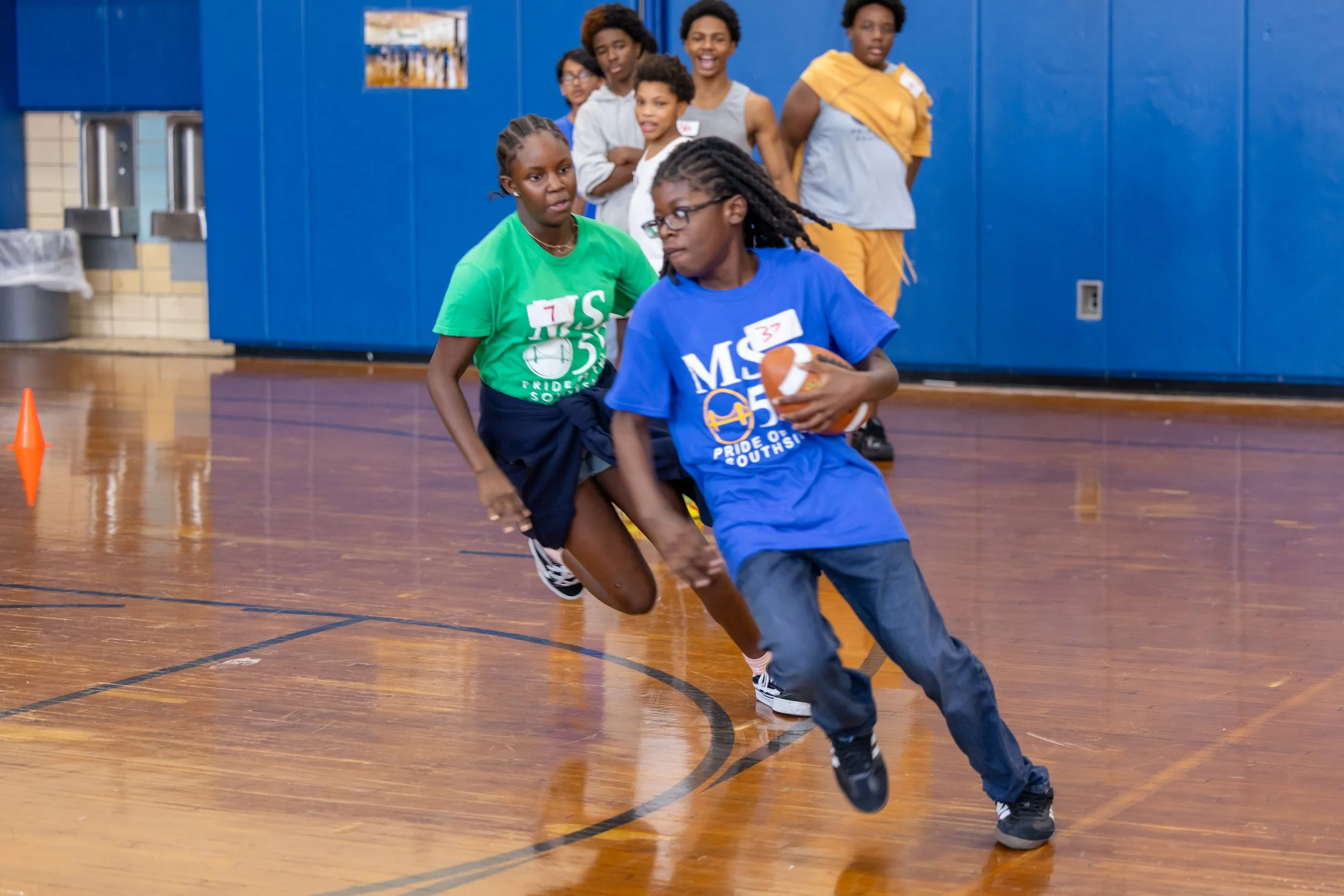 Middle school flag football tryouts