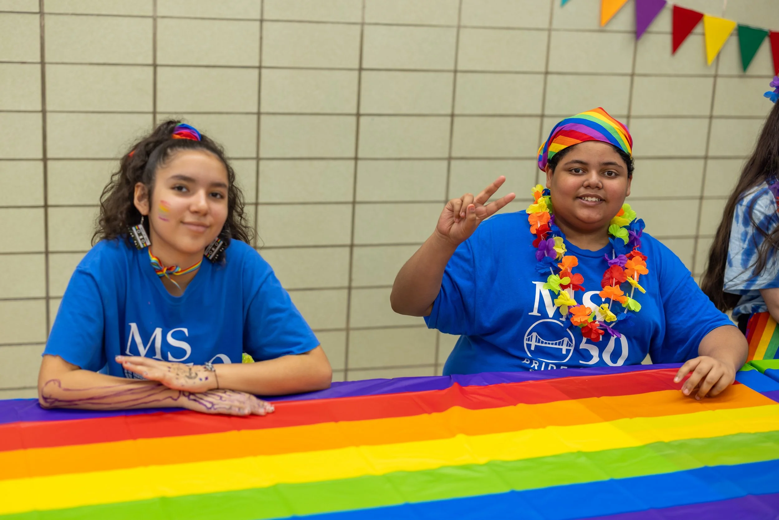 MS 50 celebrates pride fest