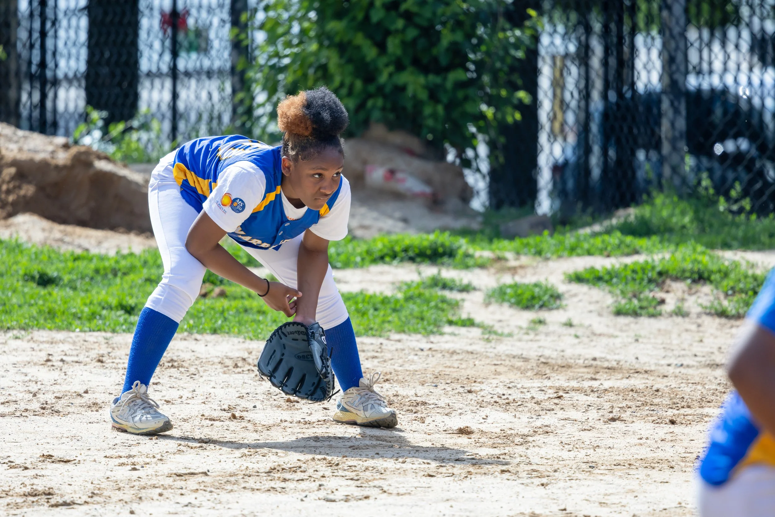 MS 50 softball team plays