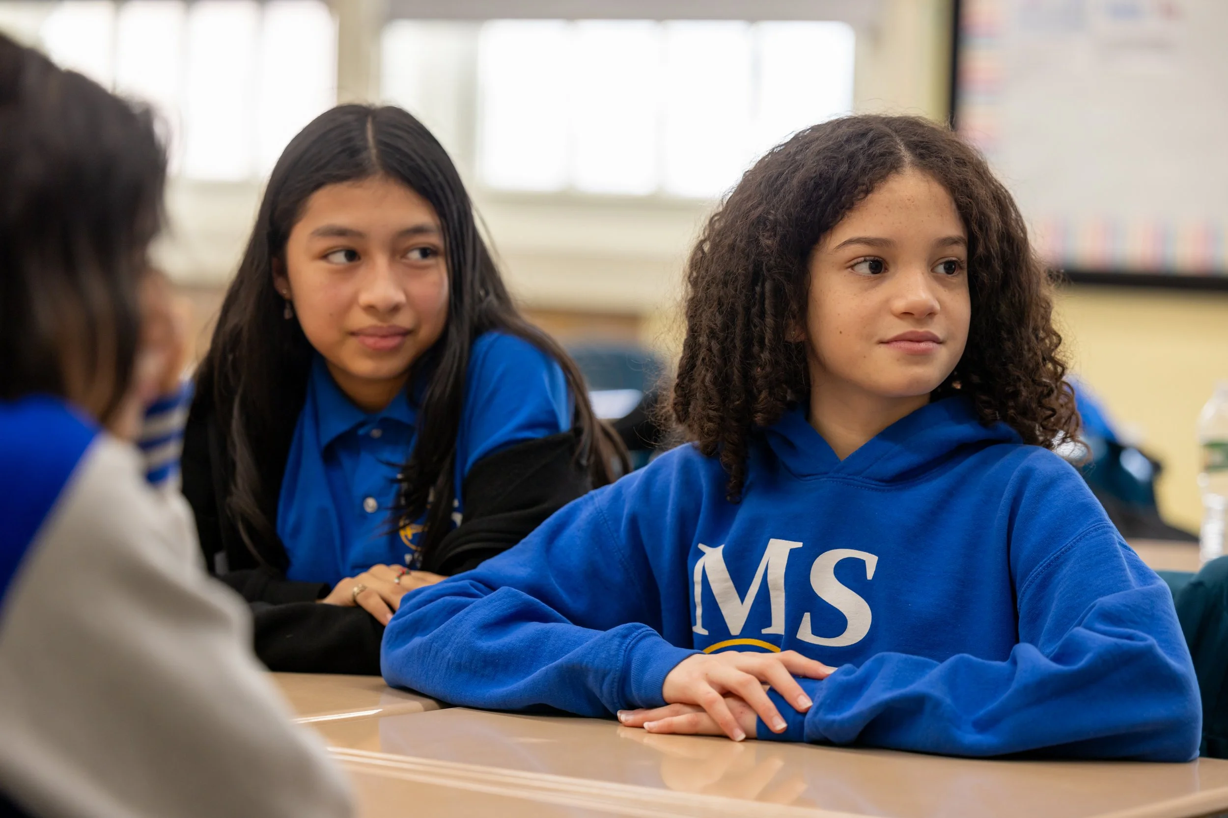 MS 50 students debating
