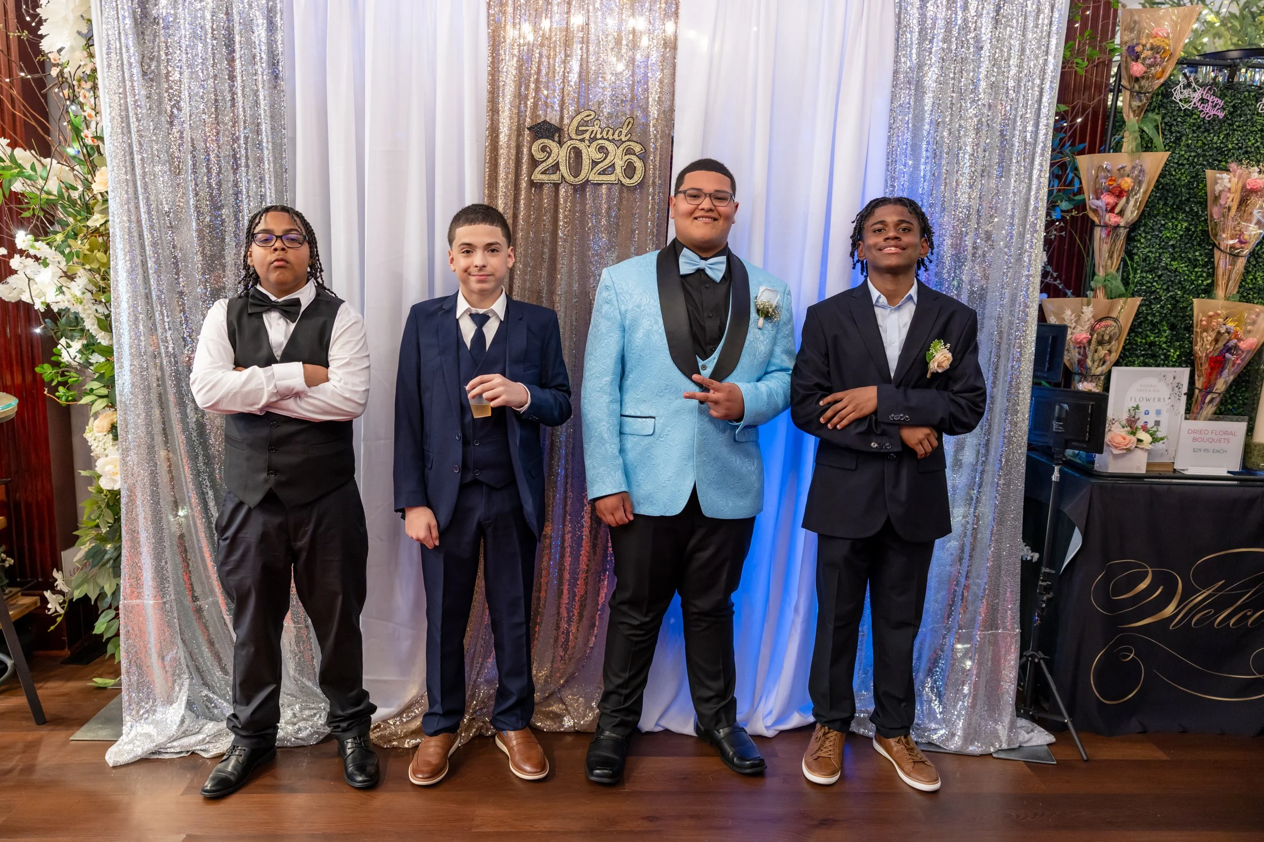 Students dance and celebrate at prom