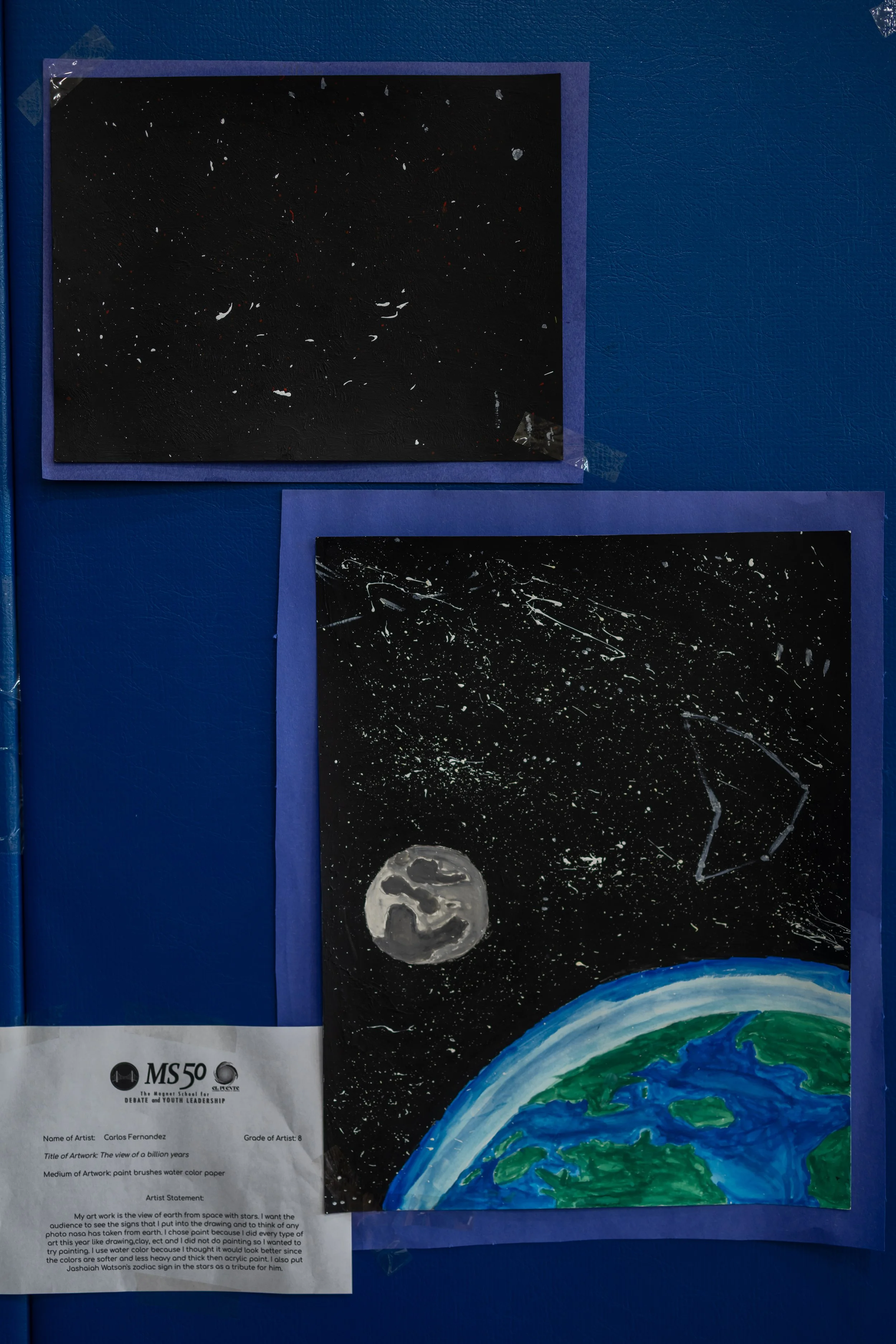 MS 50 student art gallery