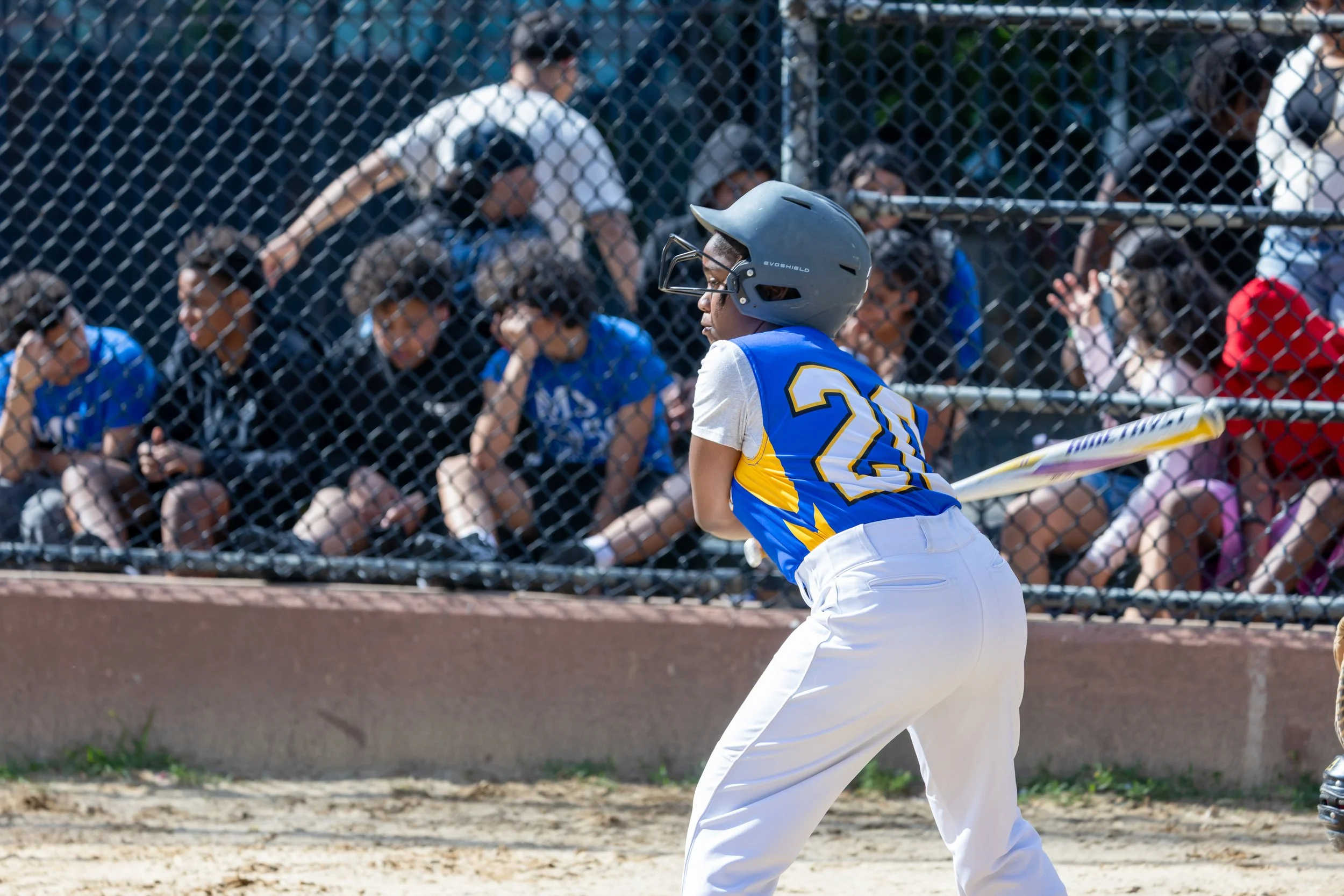 MS 50 softball team plays