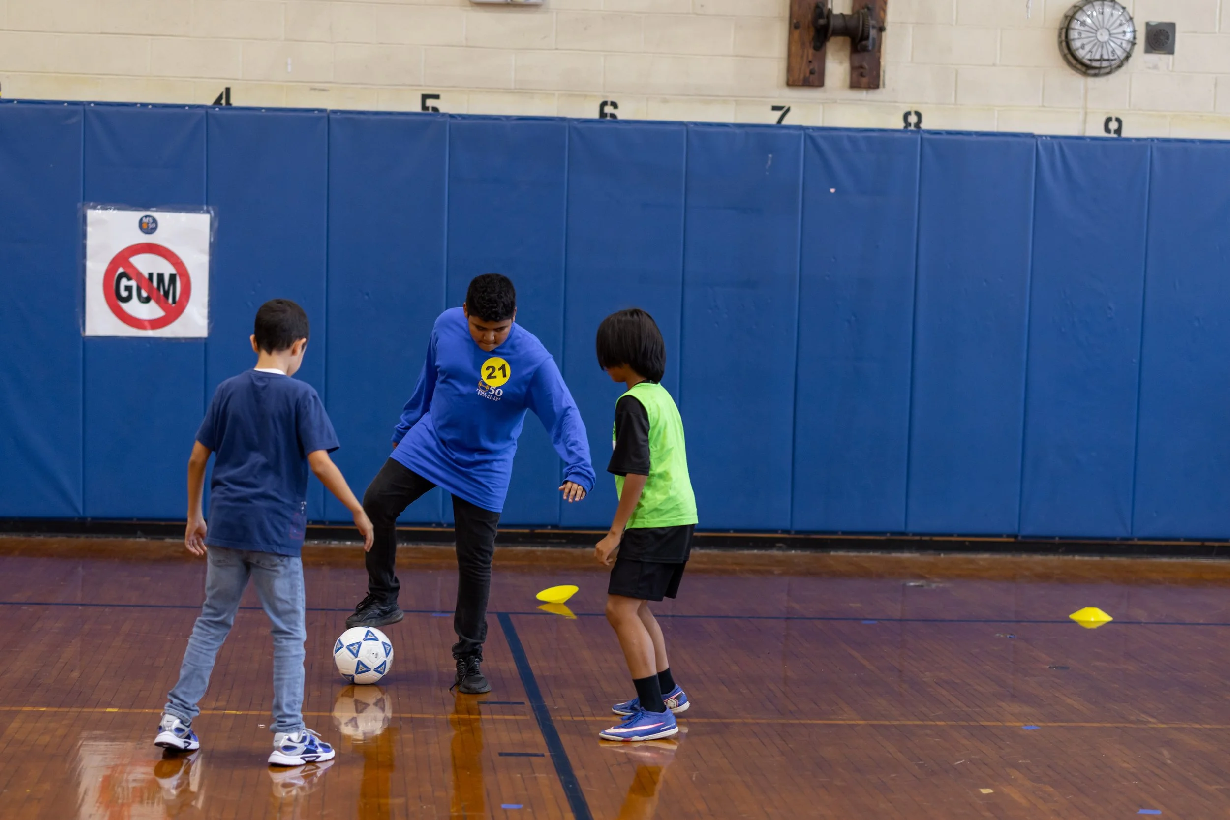 Middle school soccer tryouts