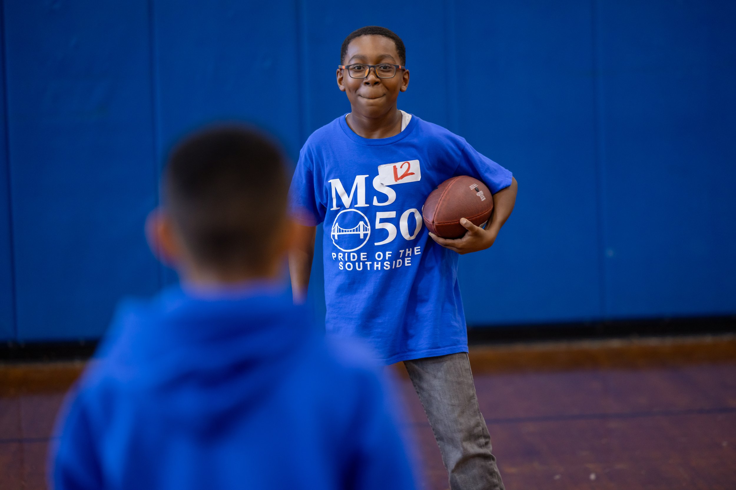 Middle school flag football tryouts