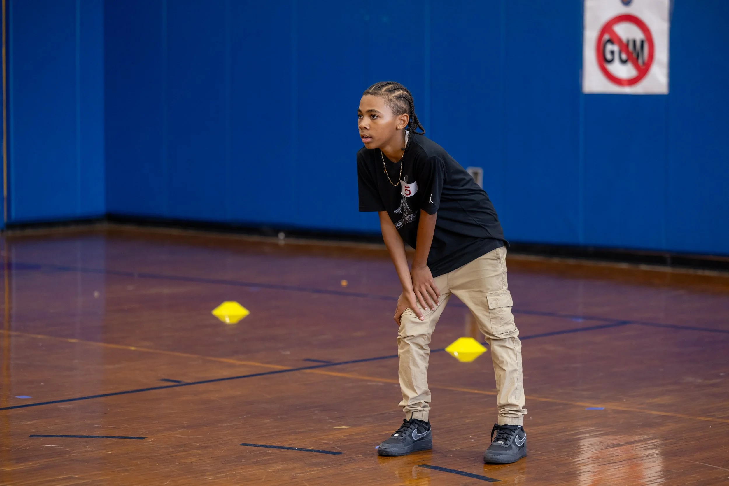 Middle school flag football tryouts