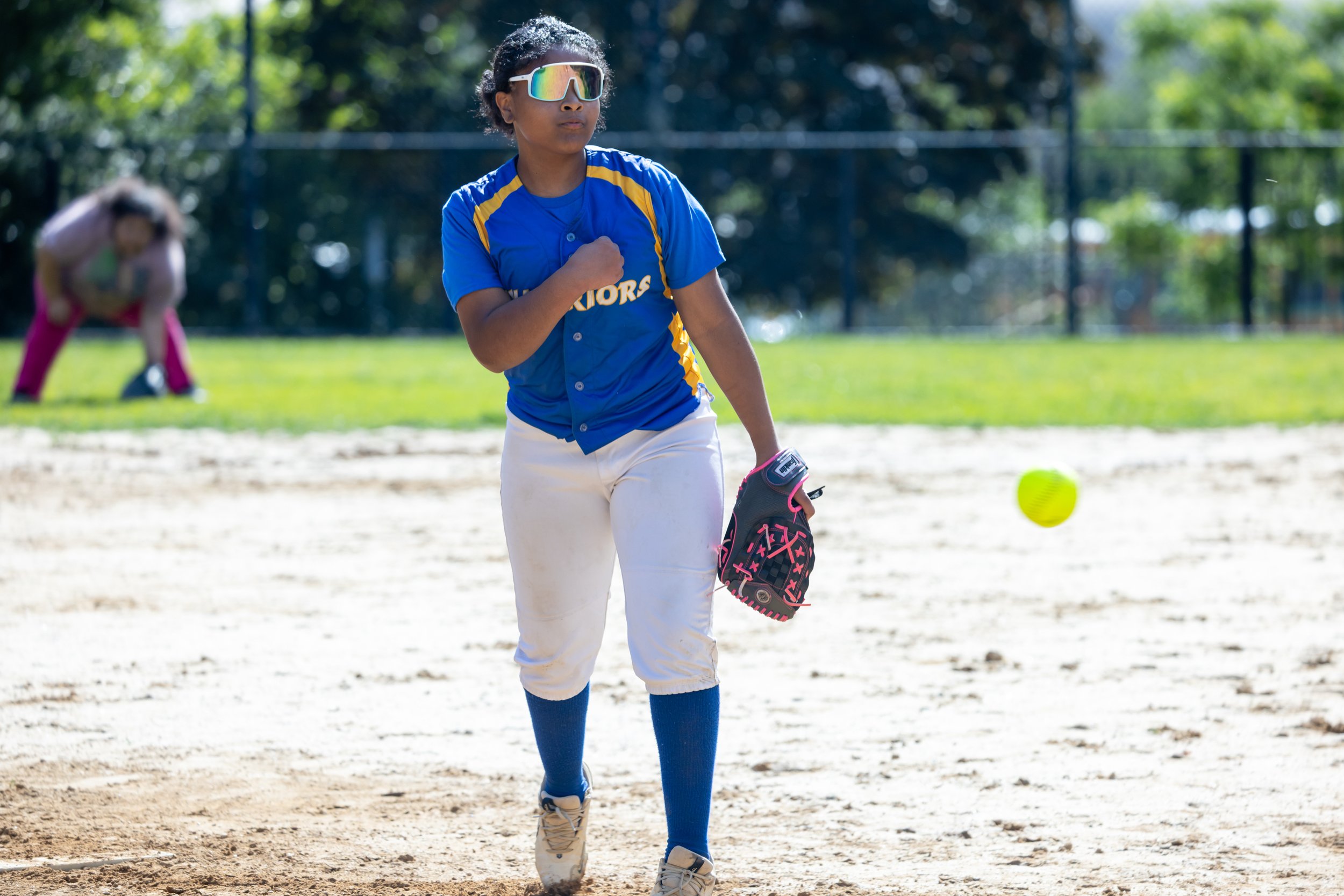 MS 50 softball team plays