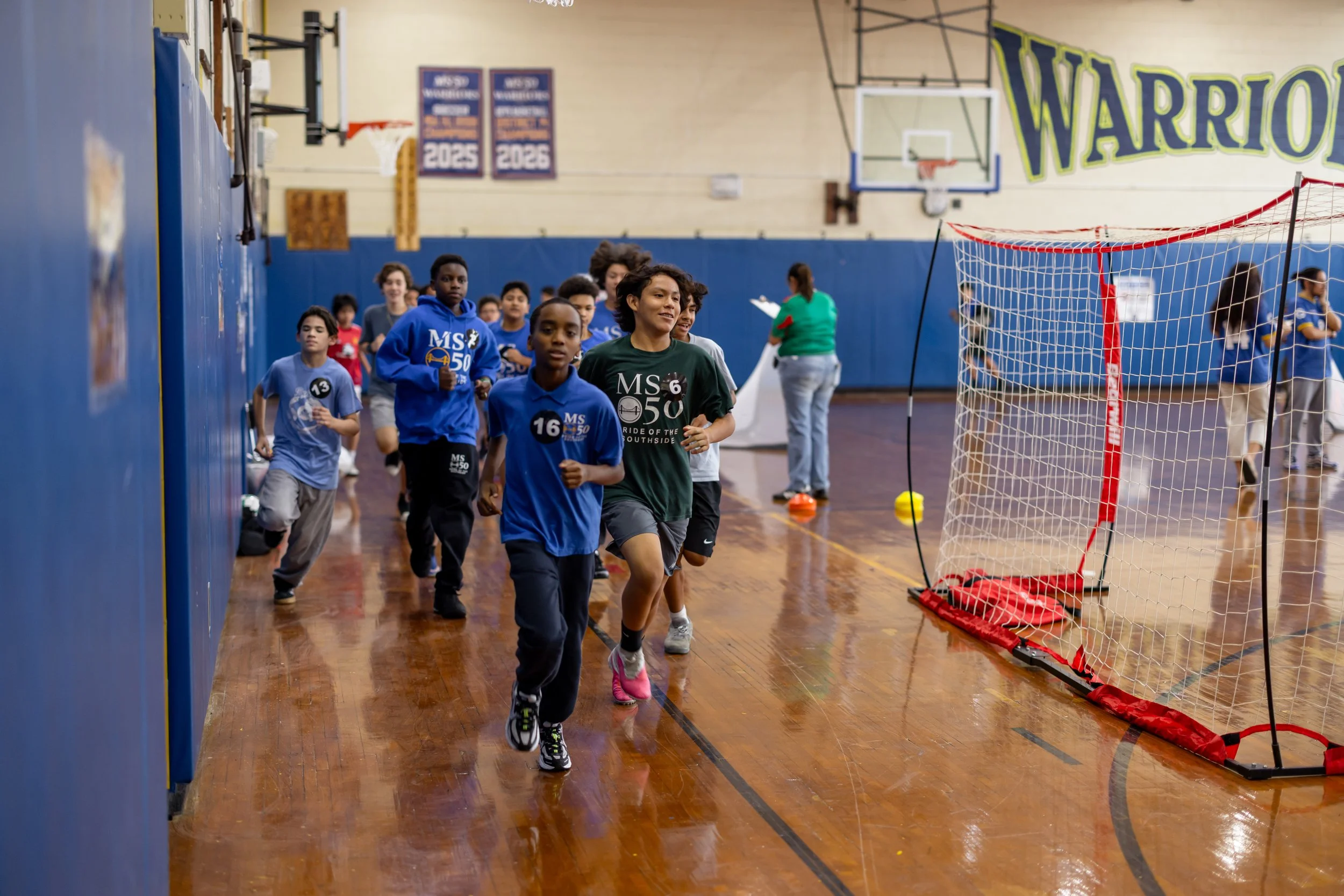 Middle school soccer tryouts