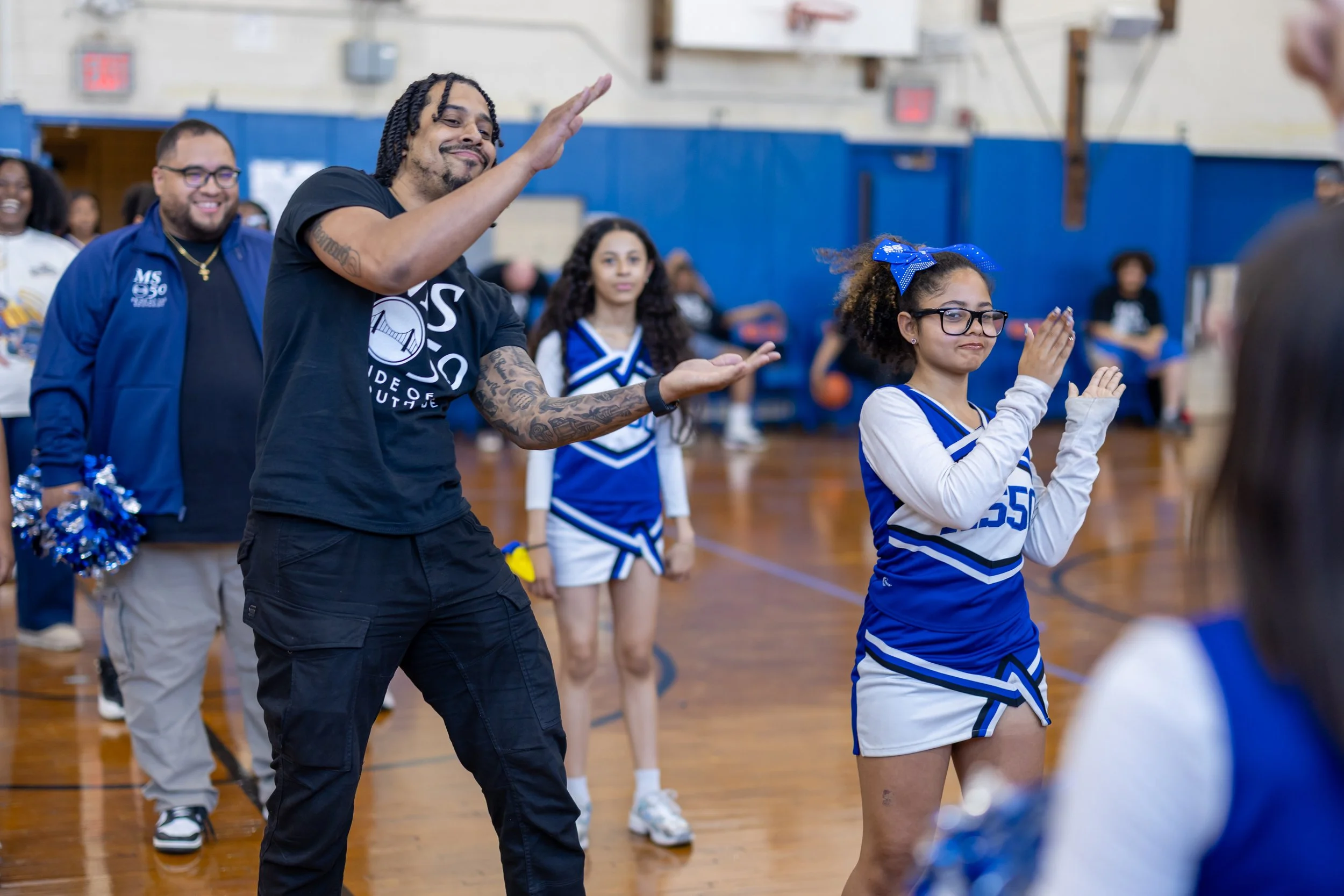 Pep rally dance