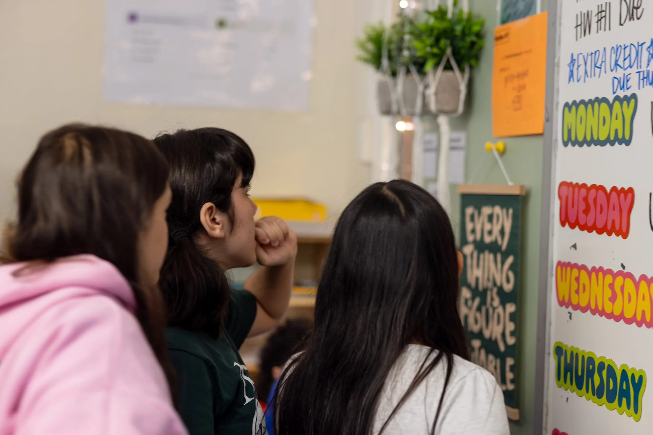 MS 50 students and staff for NYC Solves Math Week