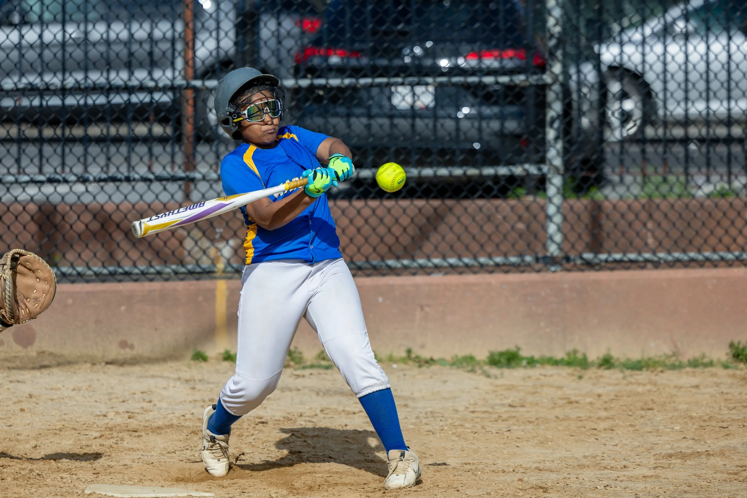 MS 50 softball team plays