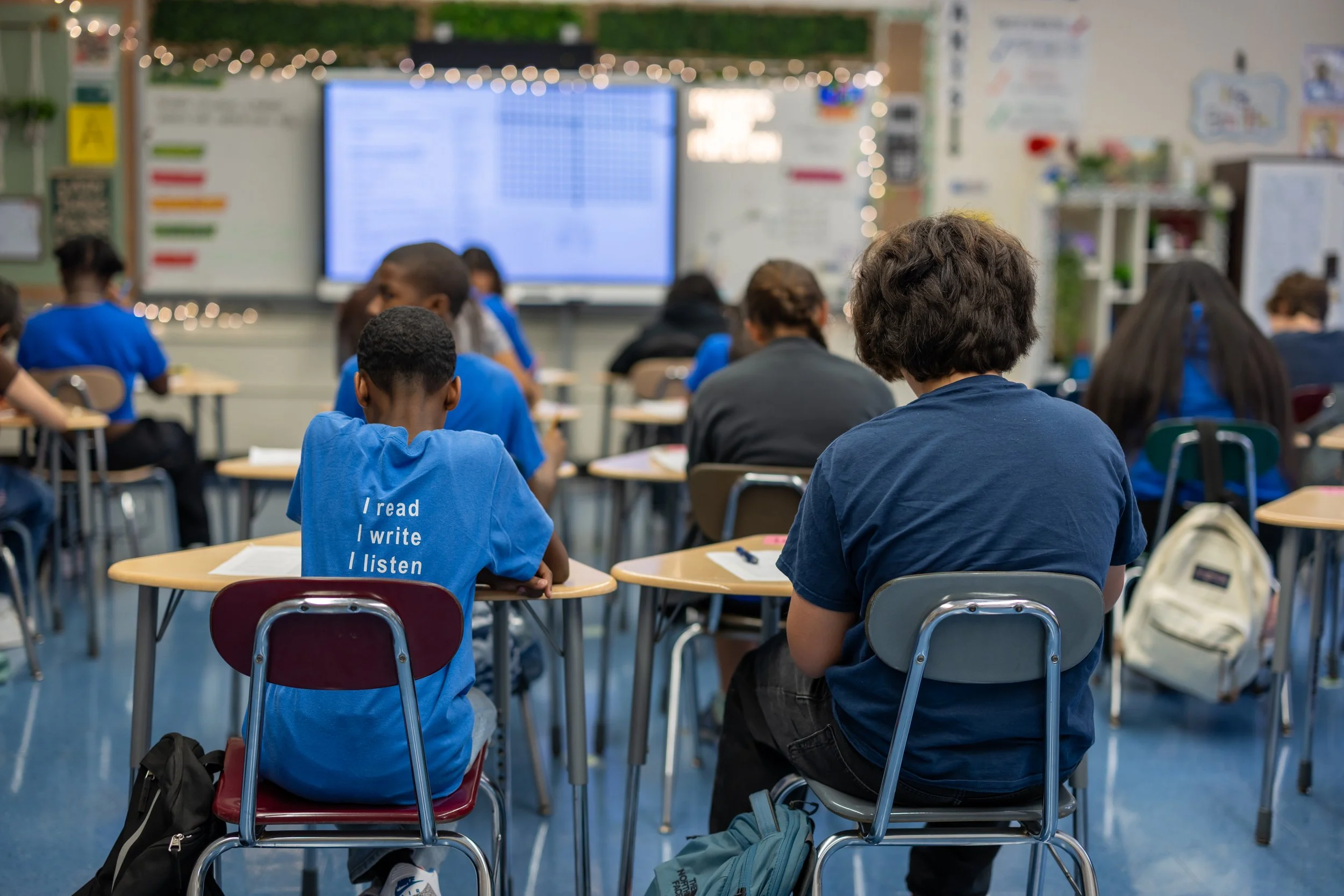 MS 50 students on the first day of school 2026