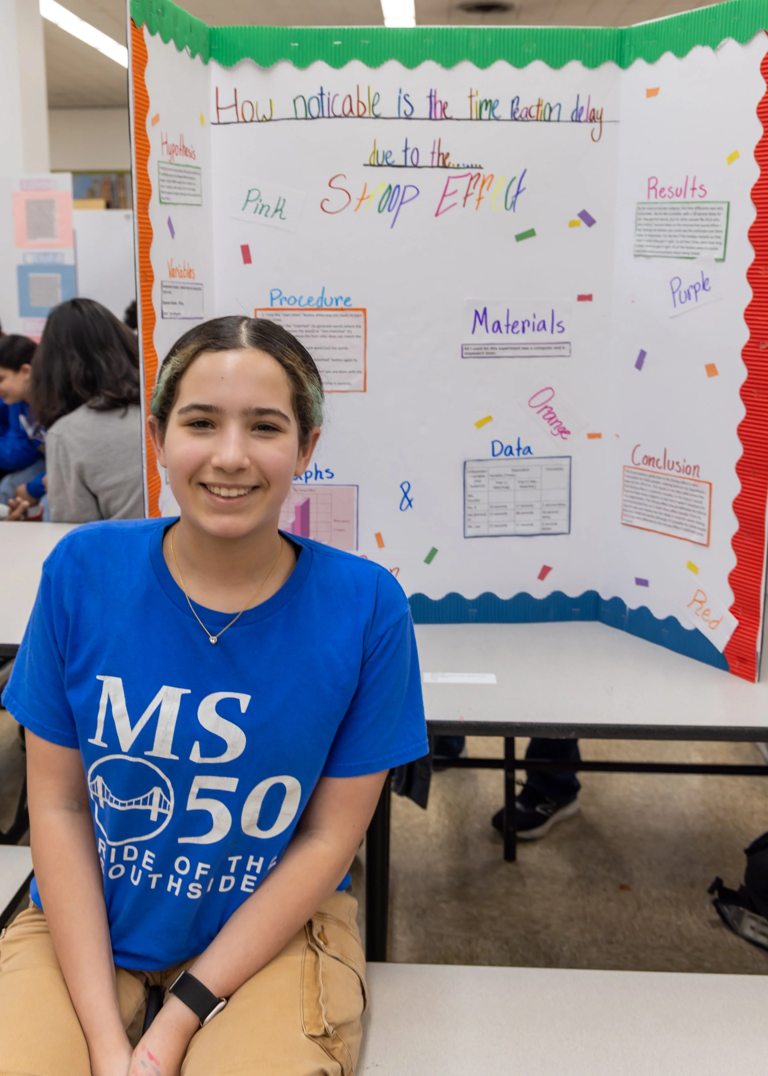 MS 50 students present their science projects