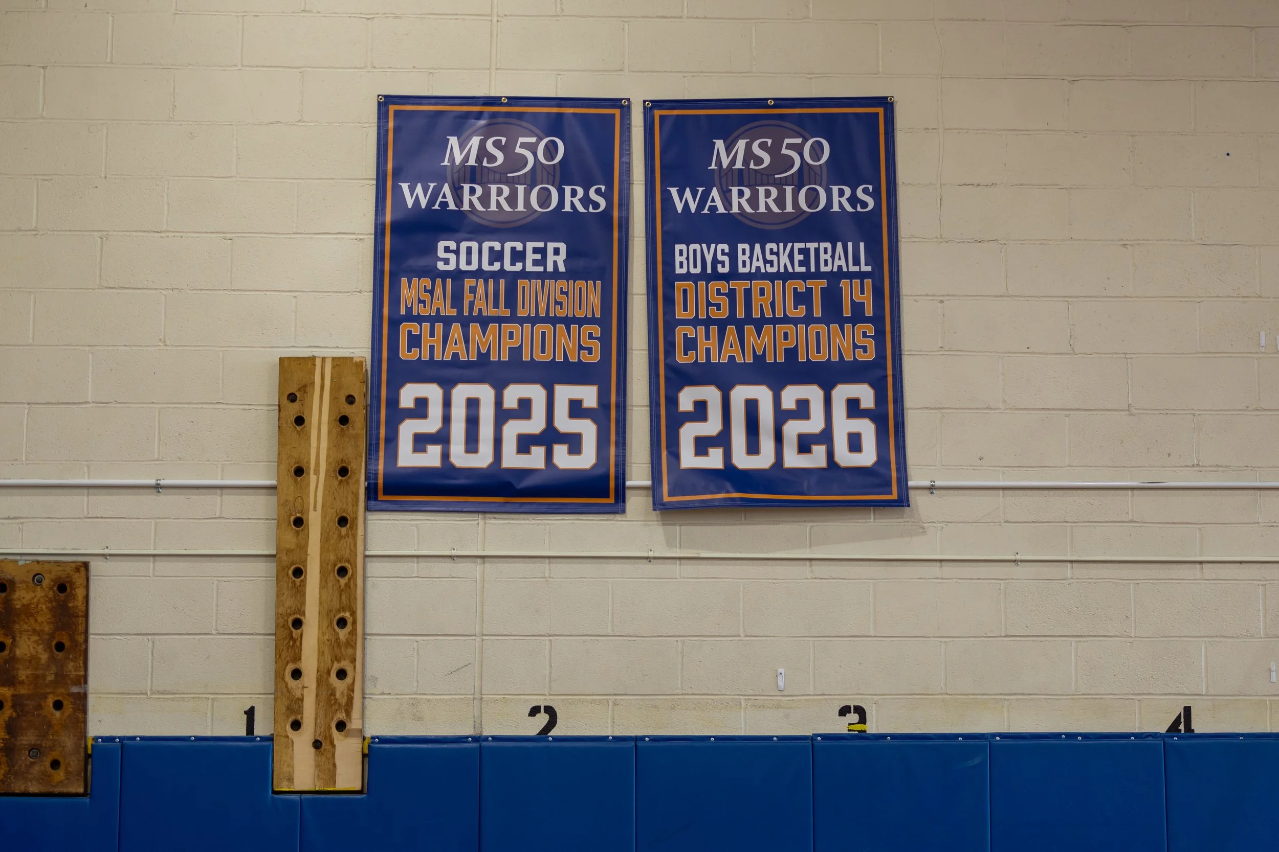 Division championship banners