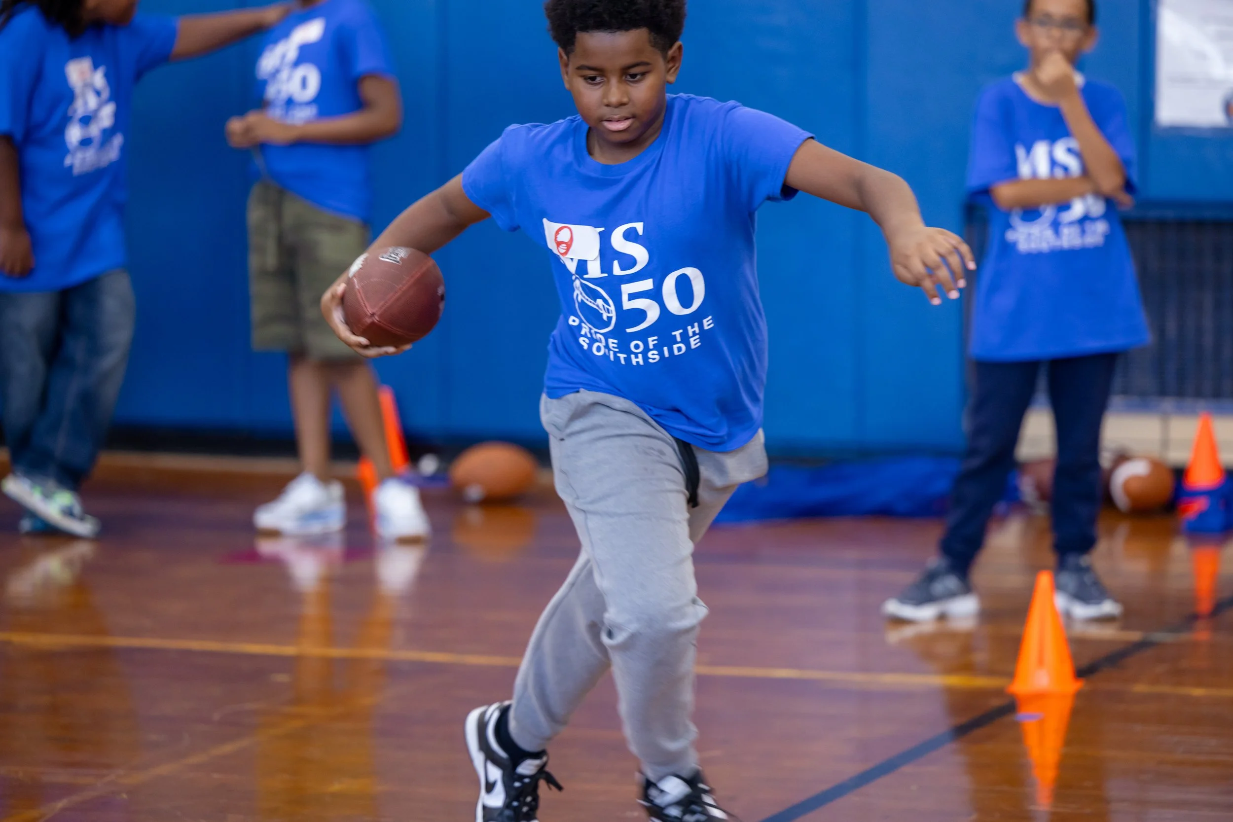 Middle school flag football tryouts