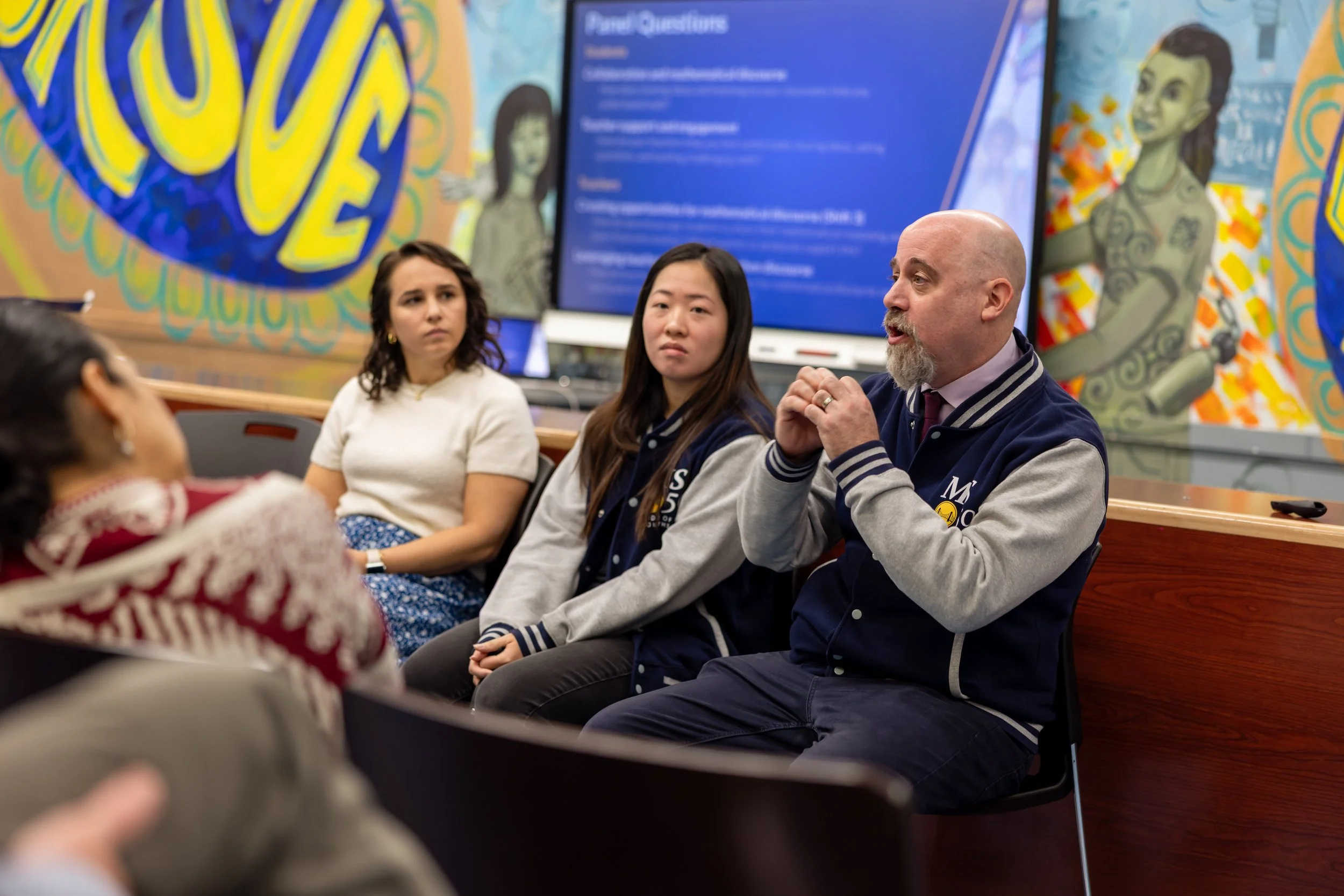 MS 50 students and staff for NYC Solves Math Week
