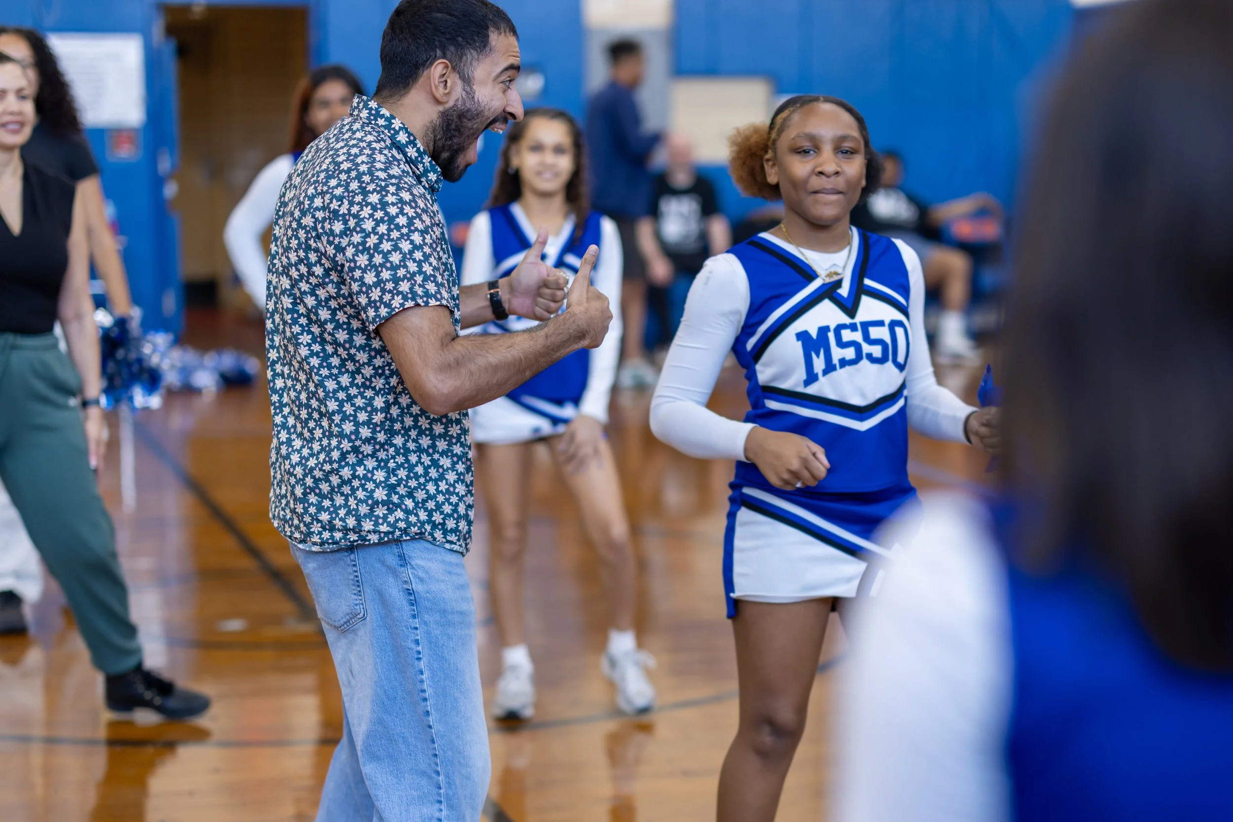 Pep rally dance